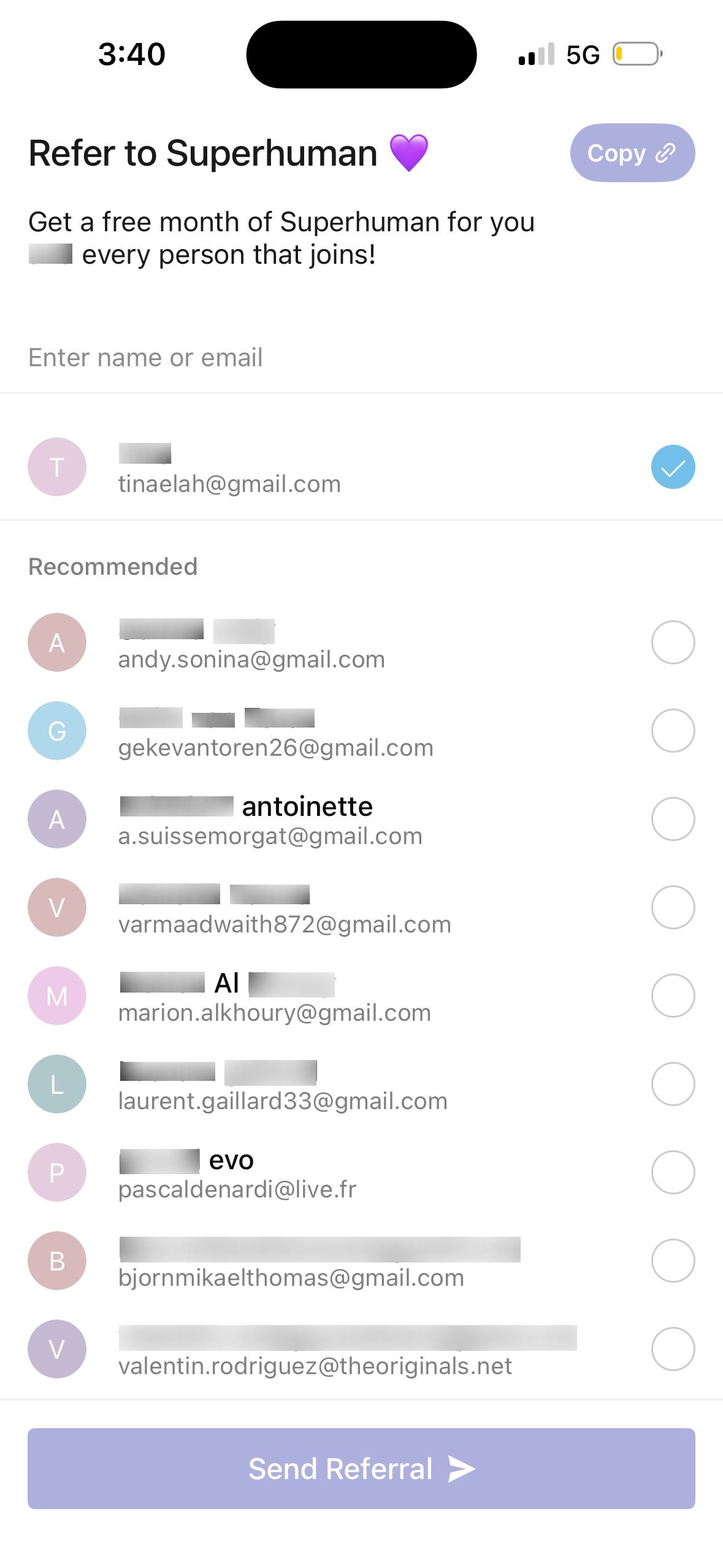 Referral (Superhuman)