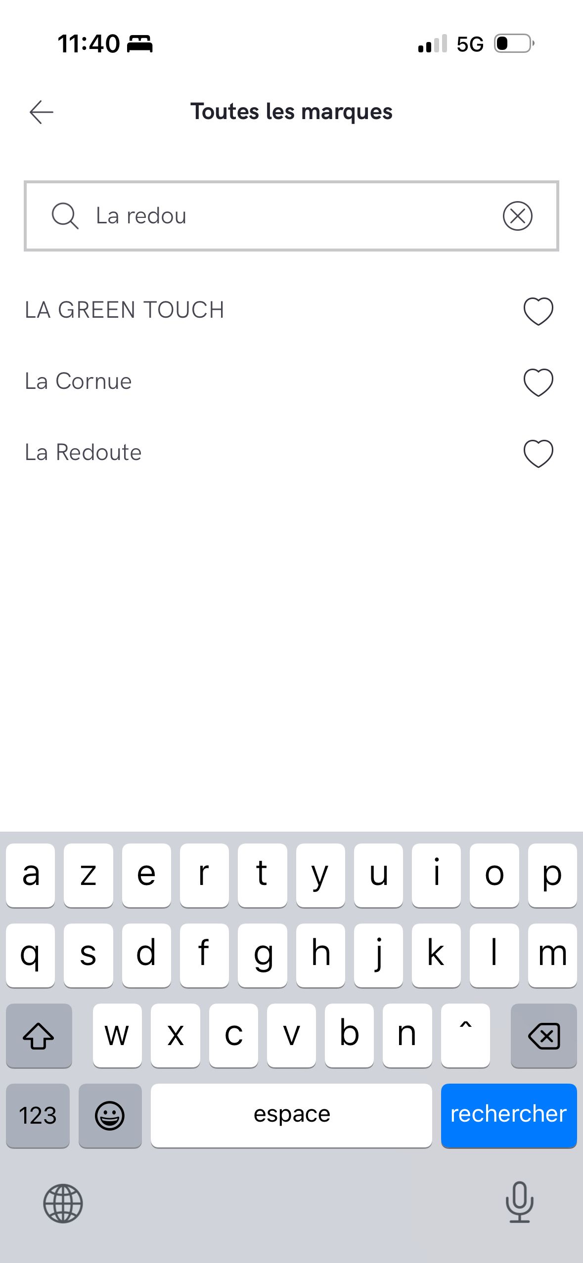 Search Screen (Veepee)