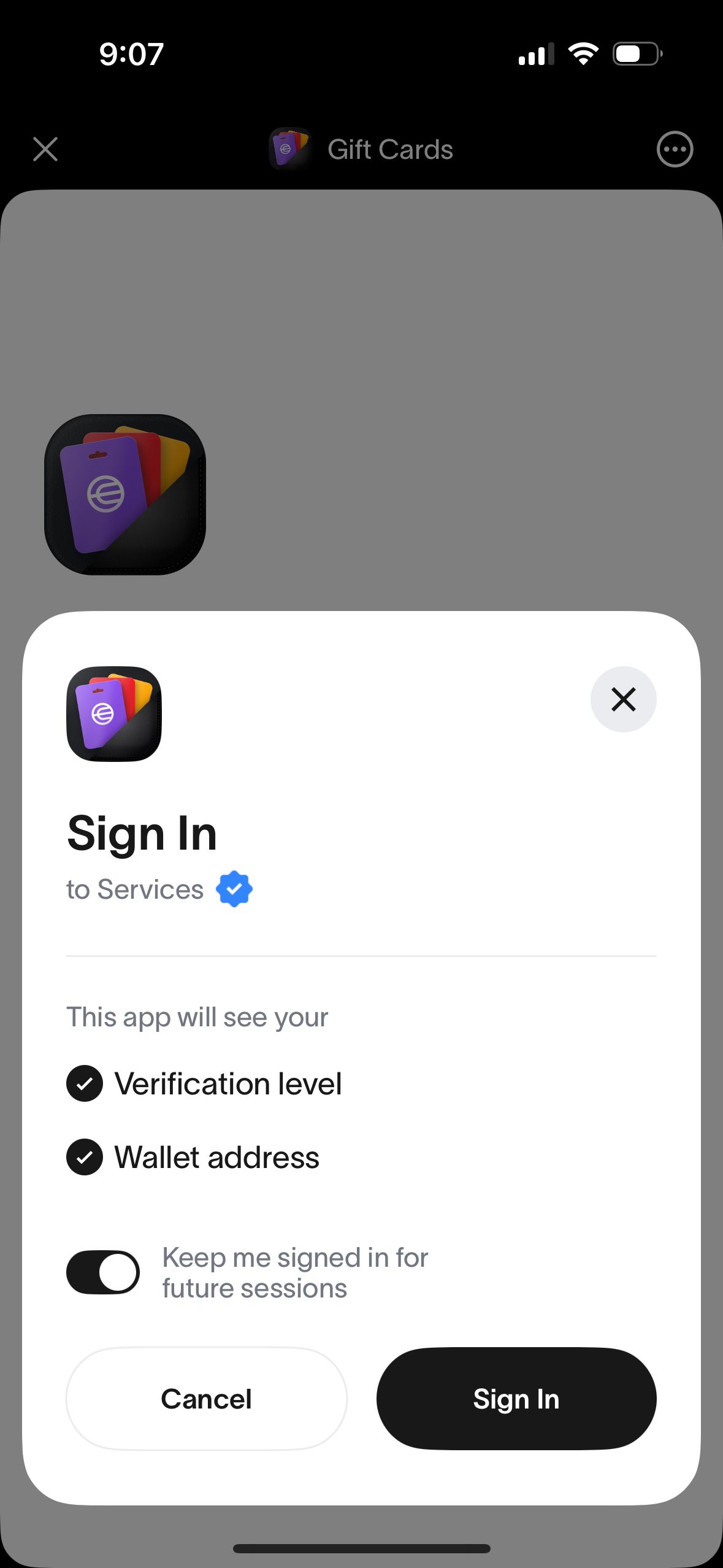 sign-in (World App)