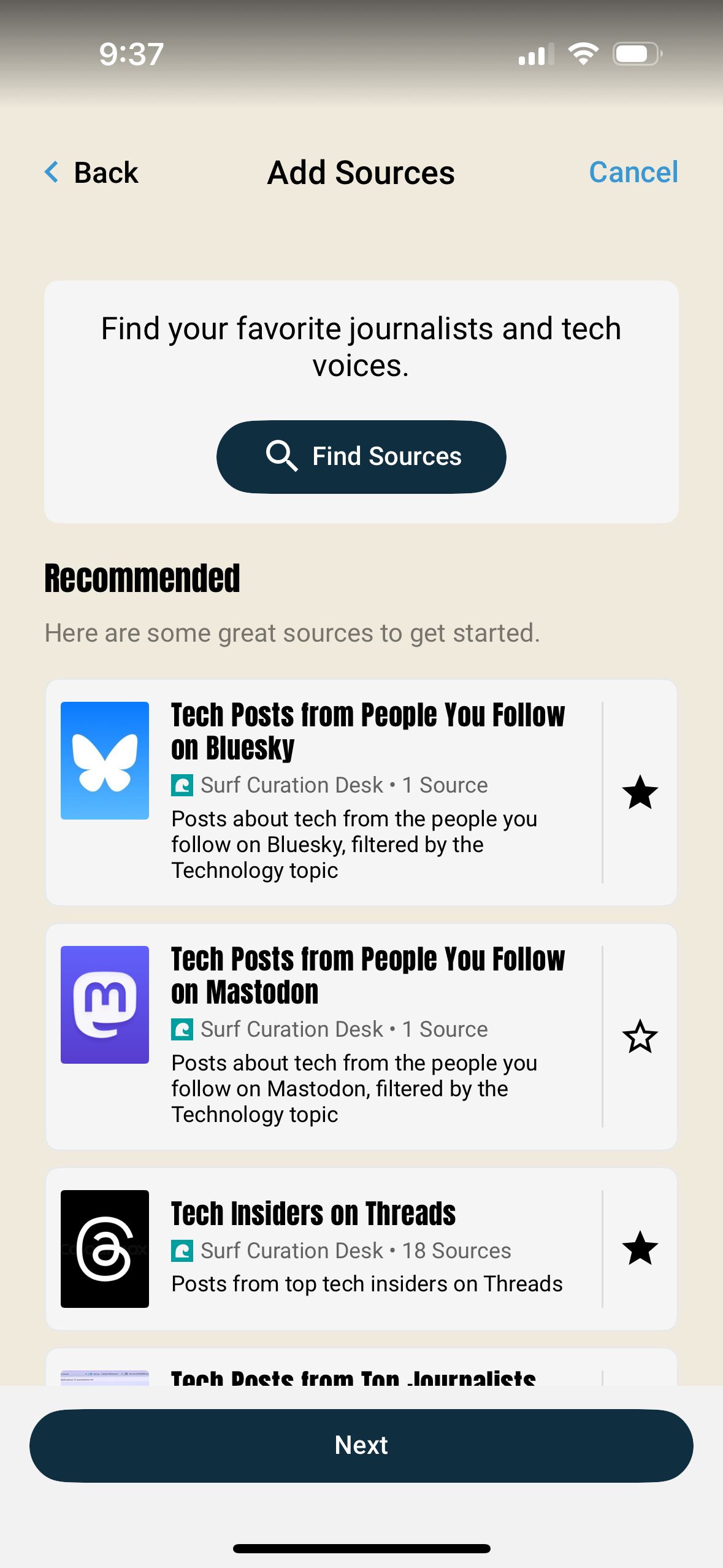 Content Aggregation