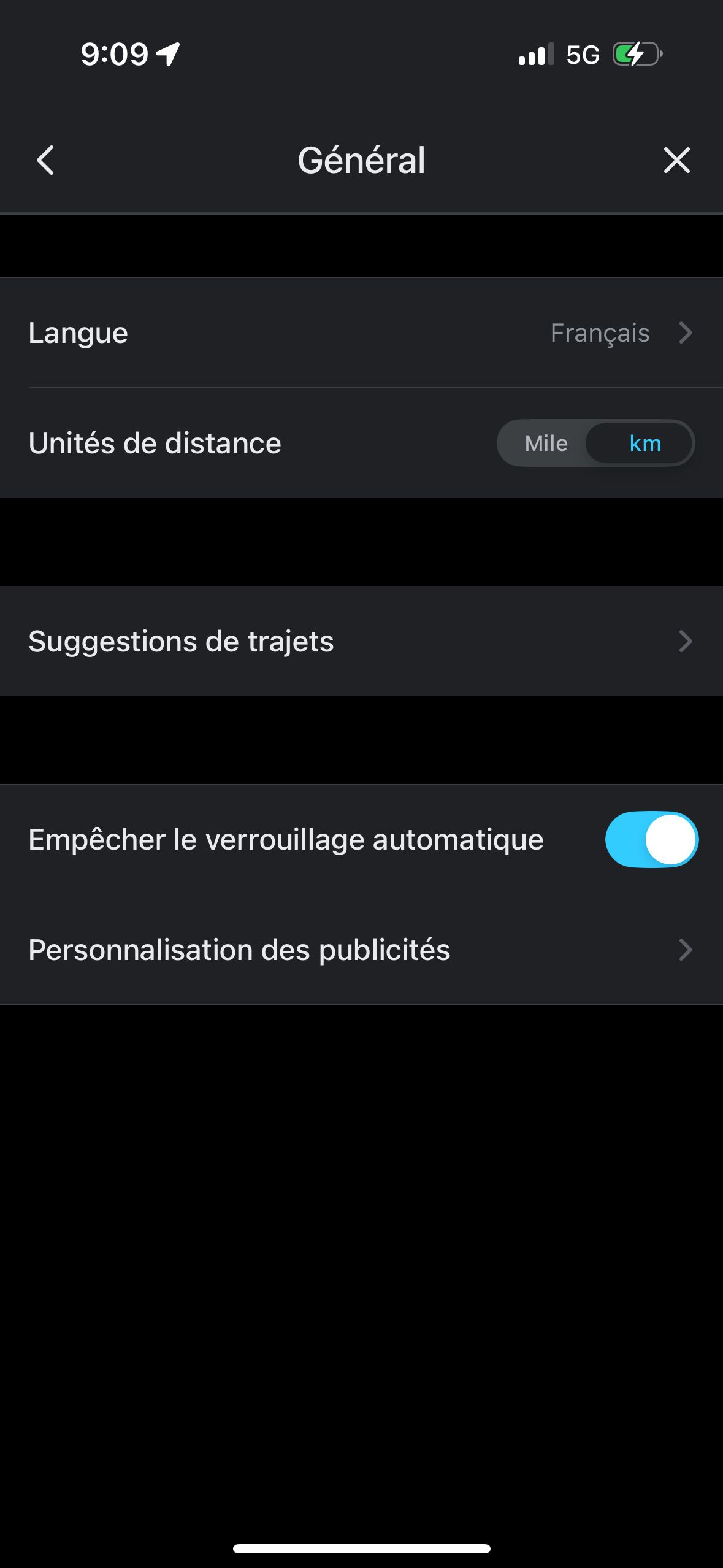 Settings (Waze)