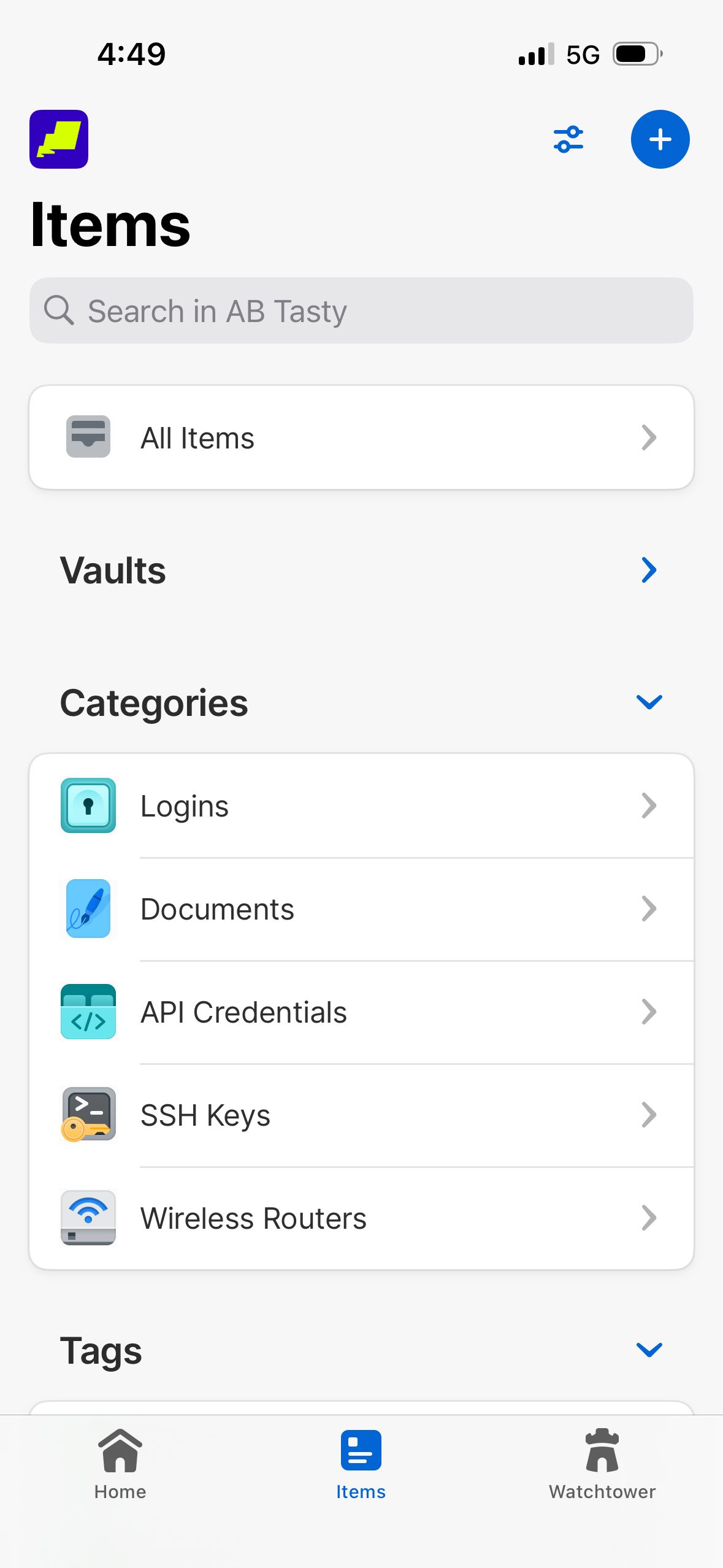 List (1Password)