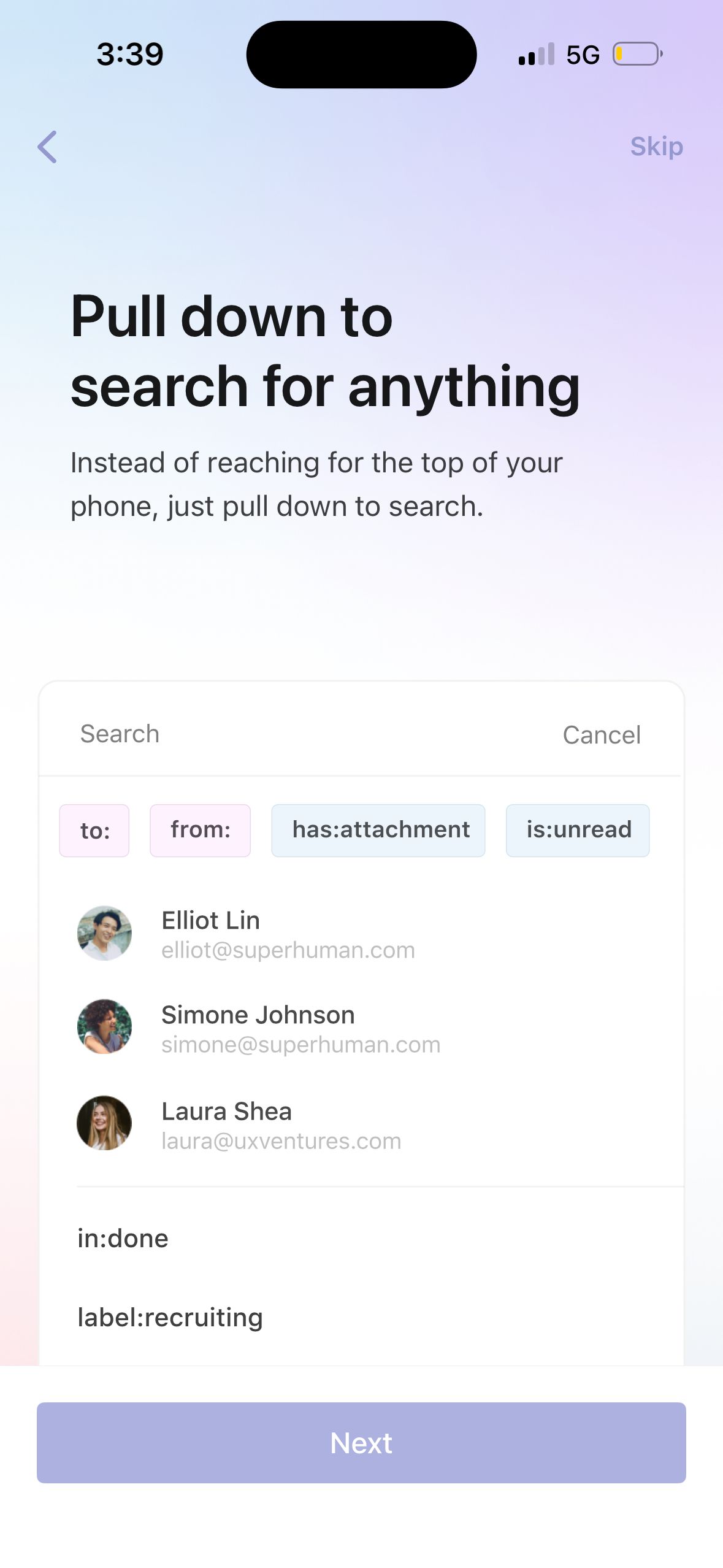 onboarding (Superhuman)