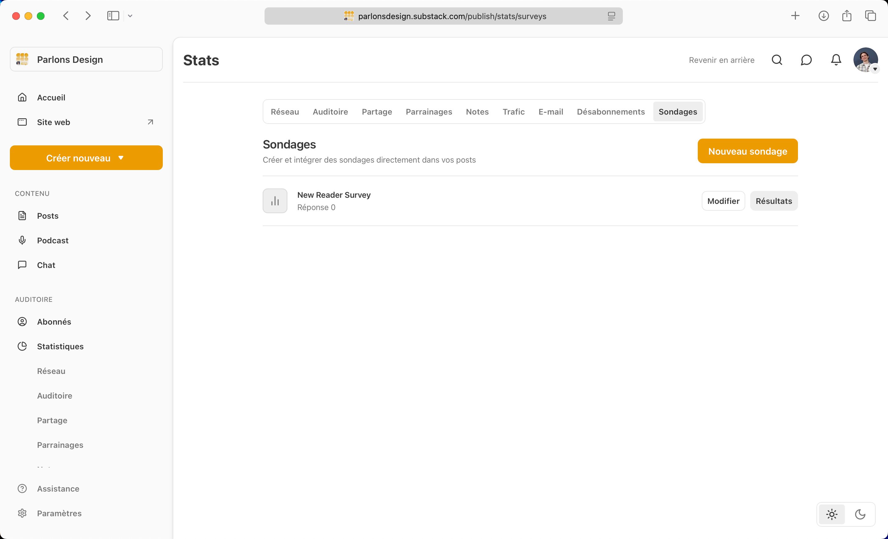 Dashboard (Substack)