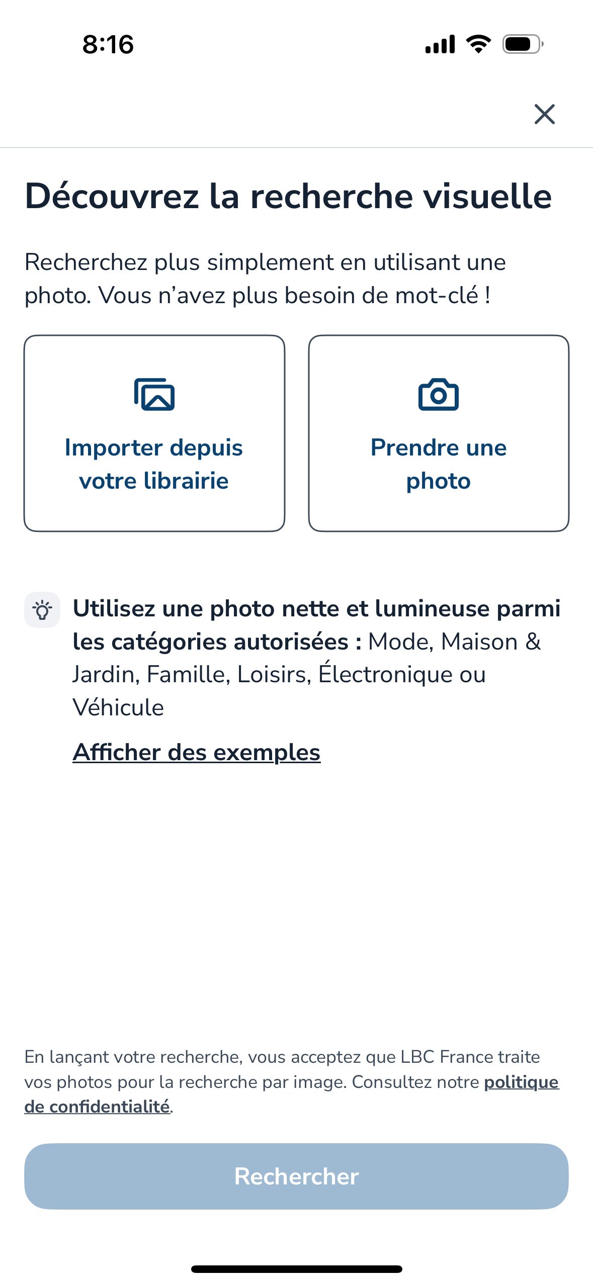 Search (Le bon coin)