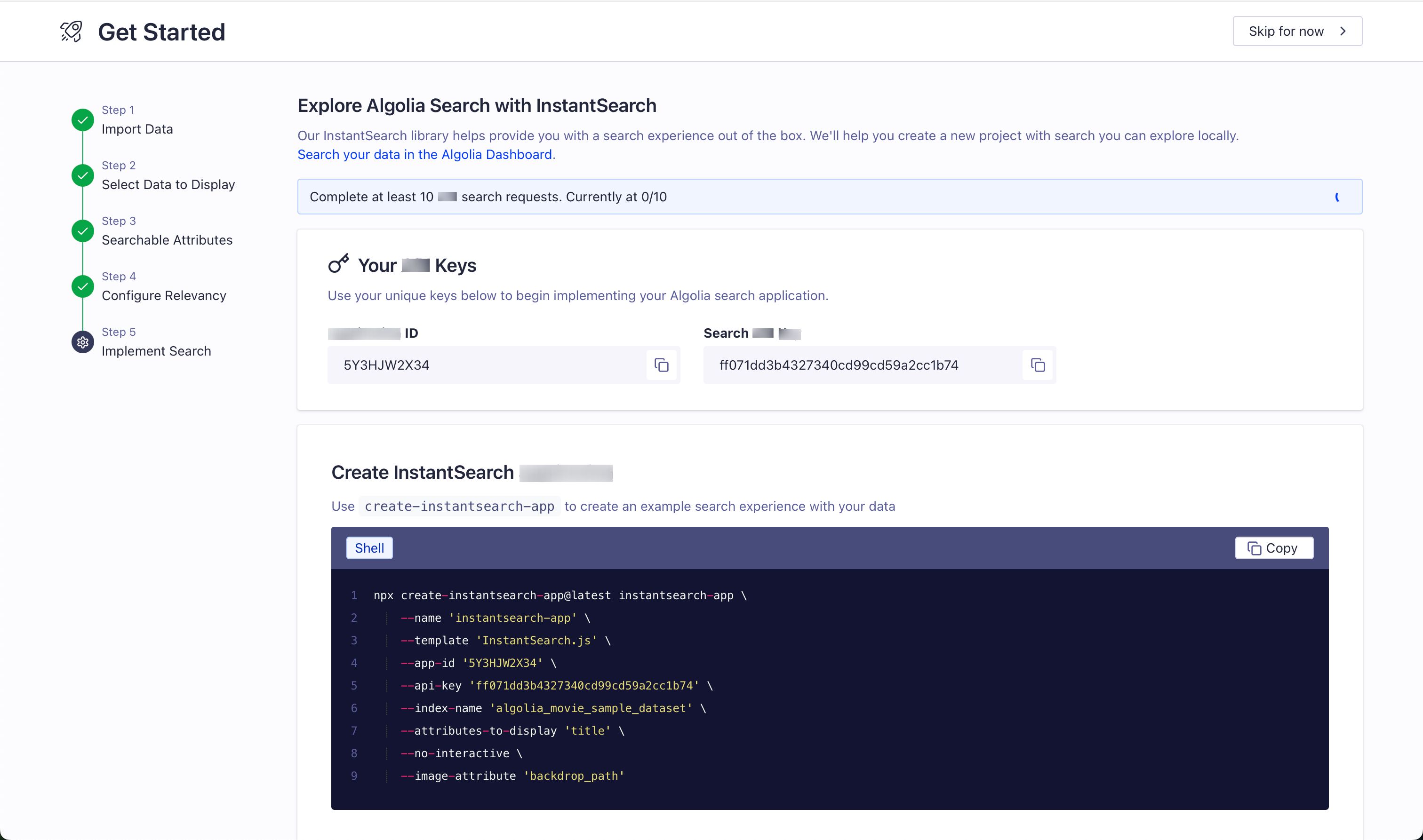 onboarding (Algolia)