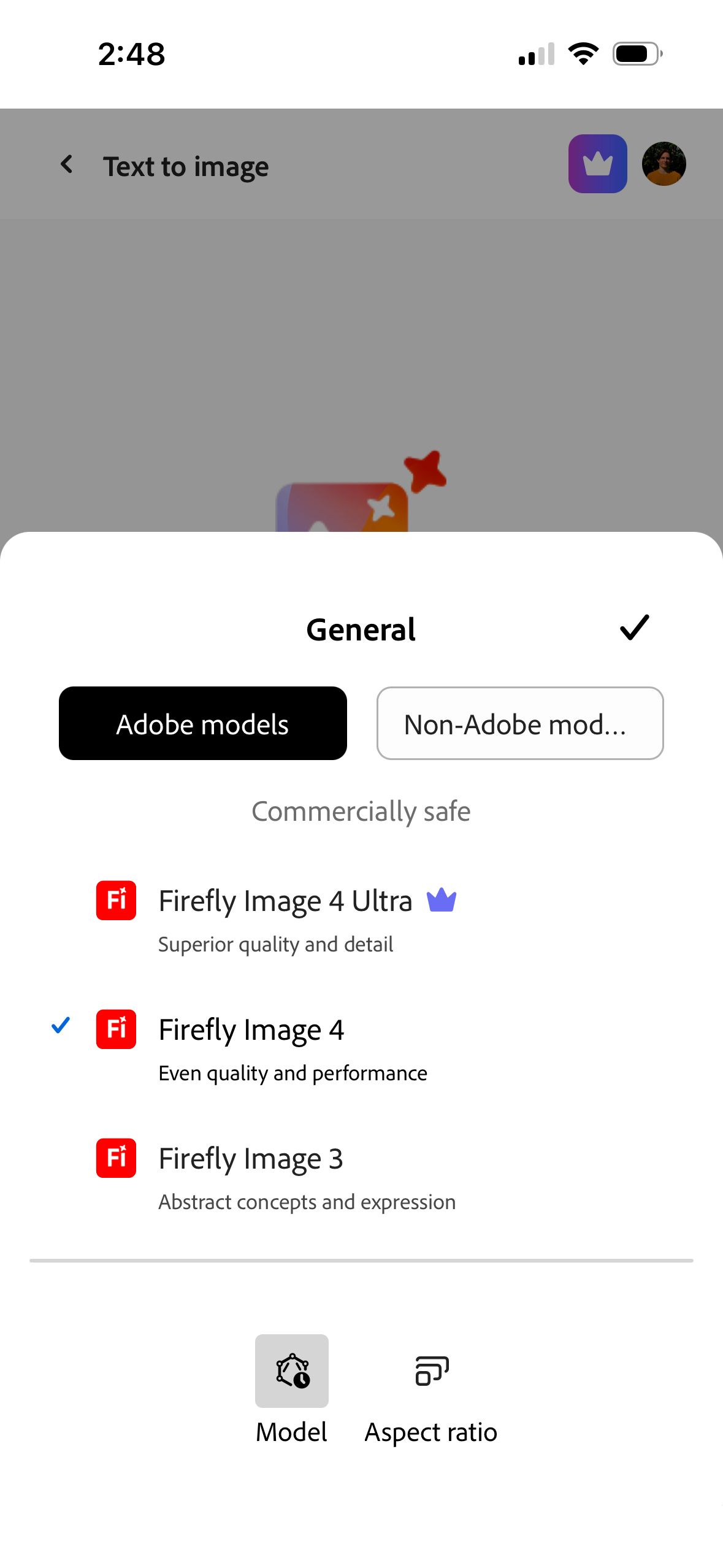 Modal (Adobe Firefly)