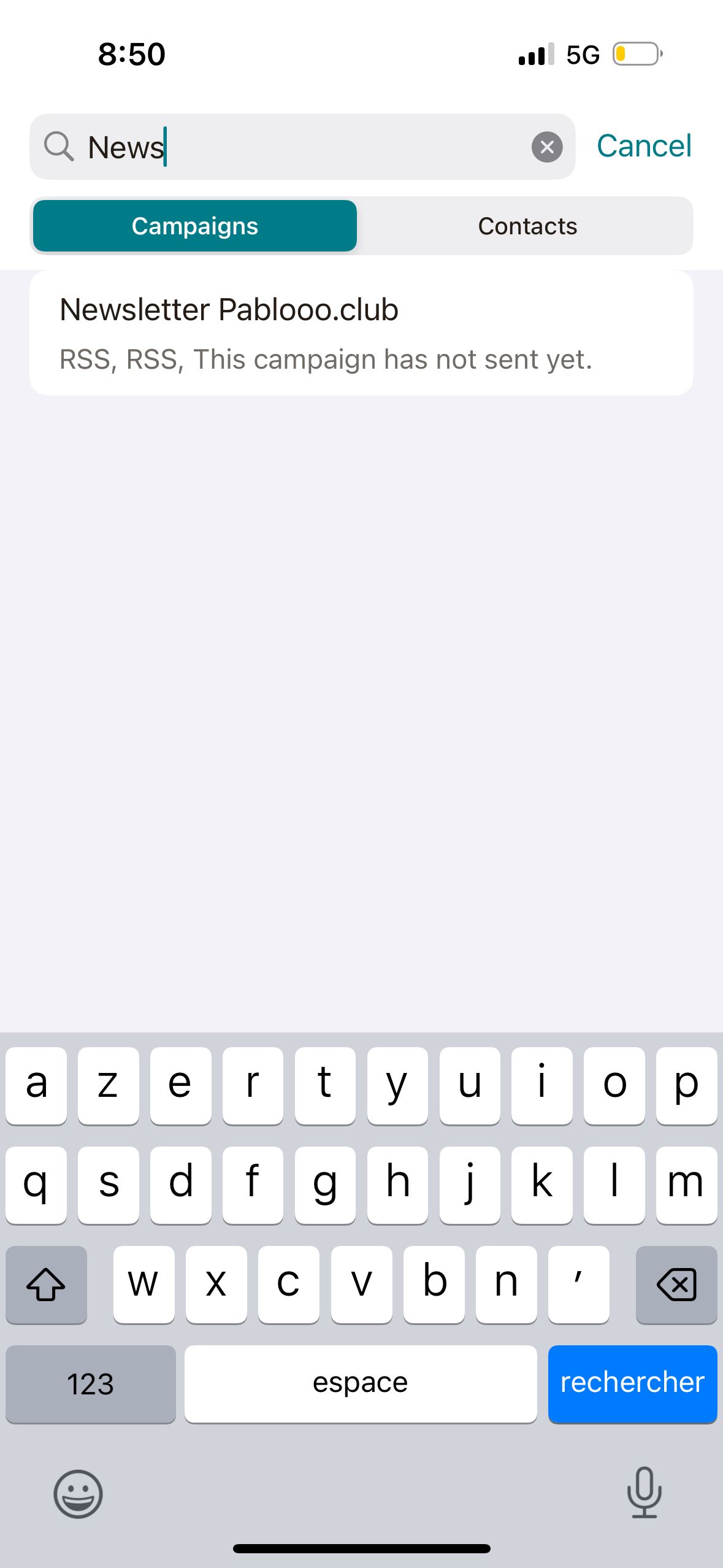Search (Mailchimp)