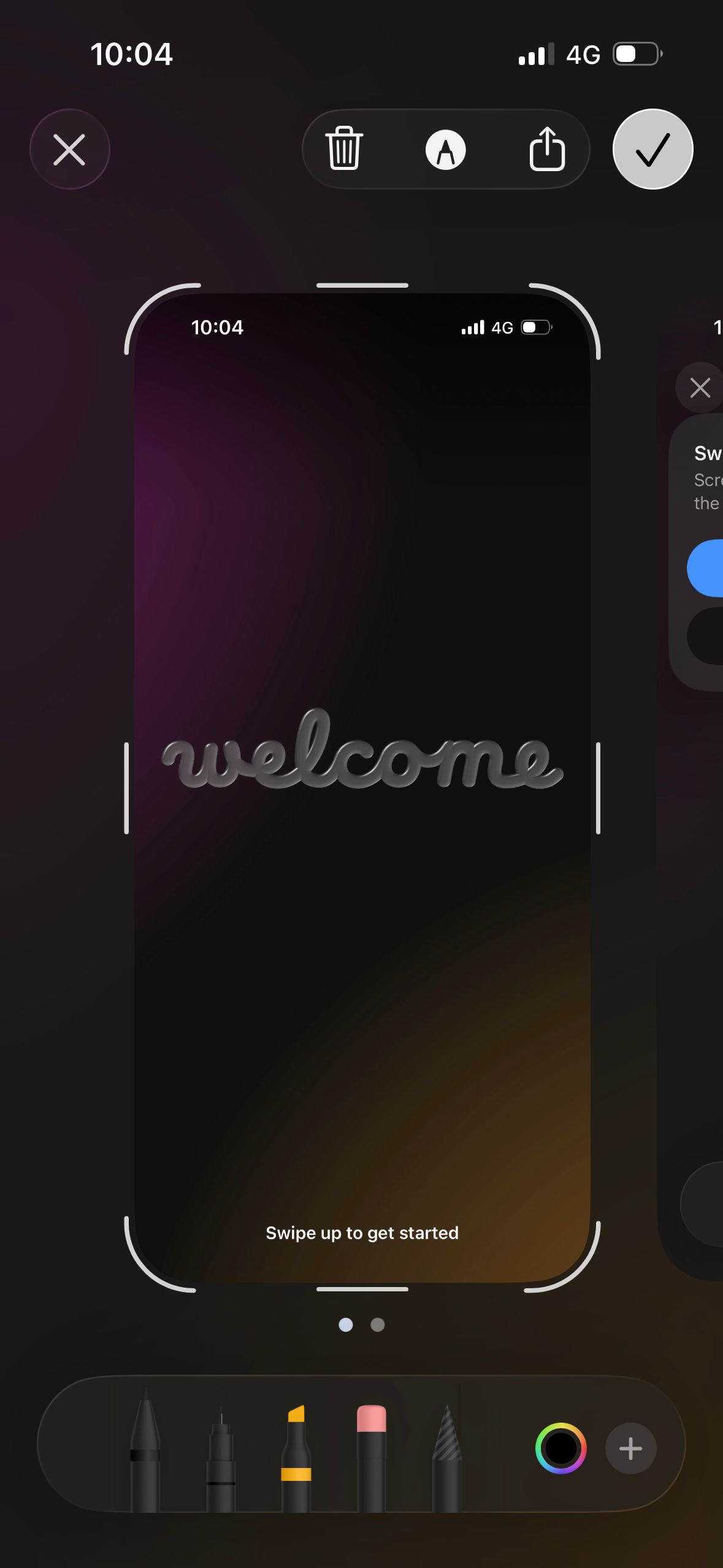 welcome screen (Screenshots iOS26)