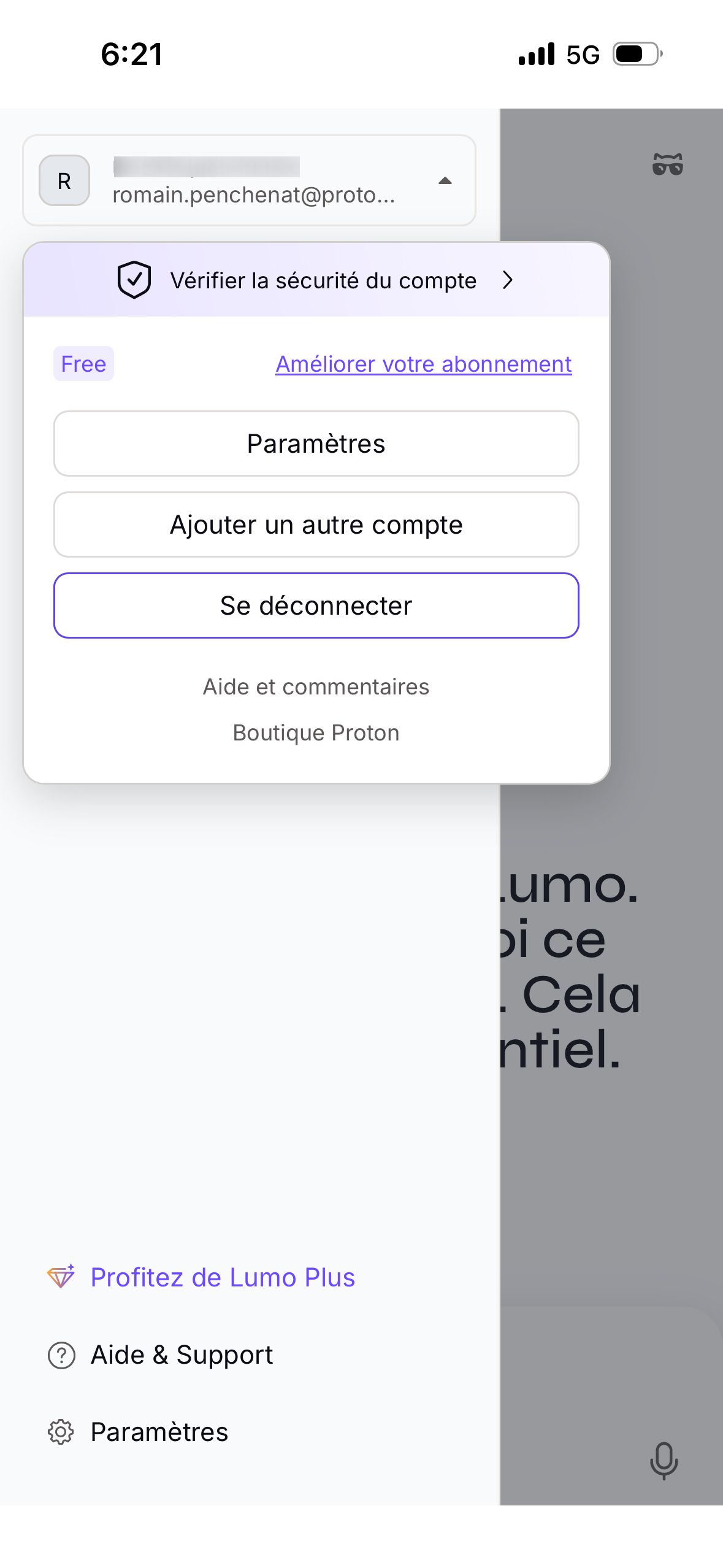 settings (Lumo)