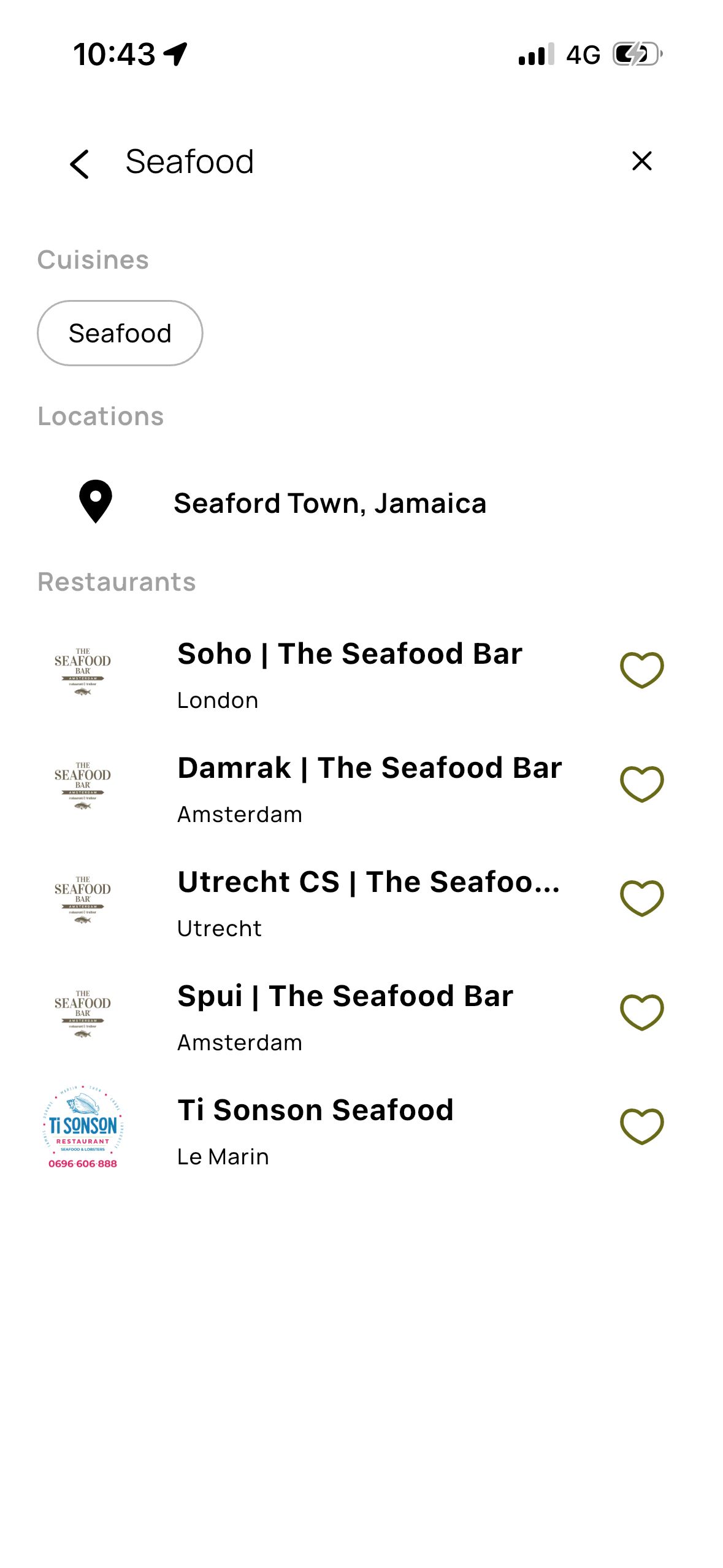 Search Results (Zenchef)