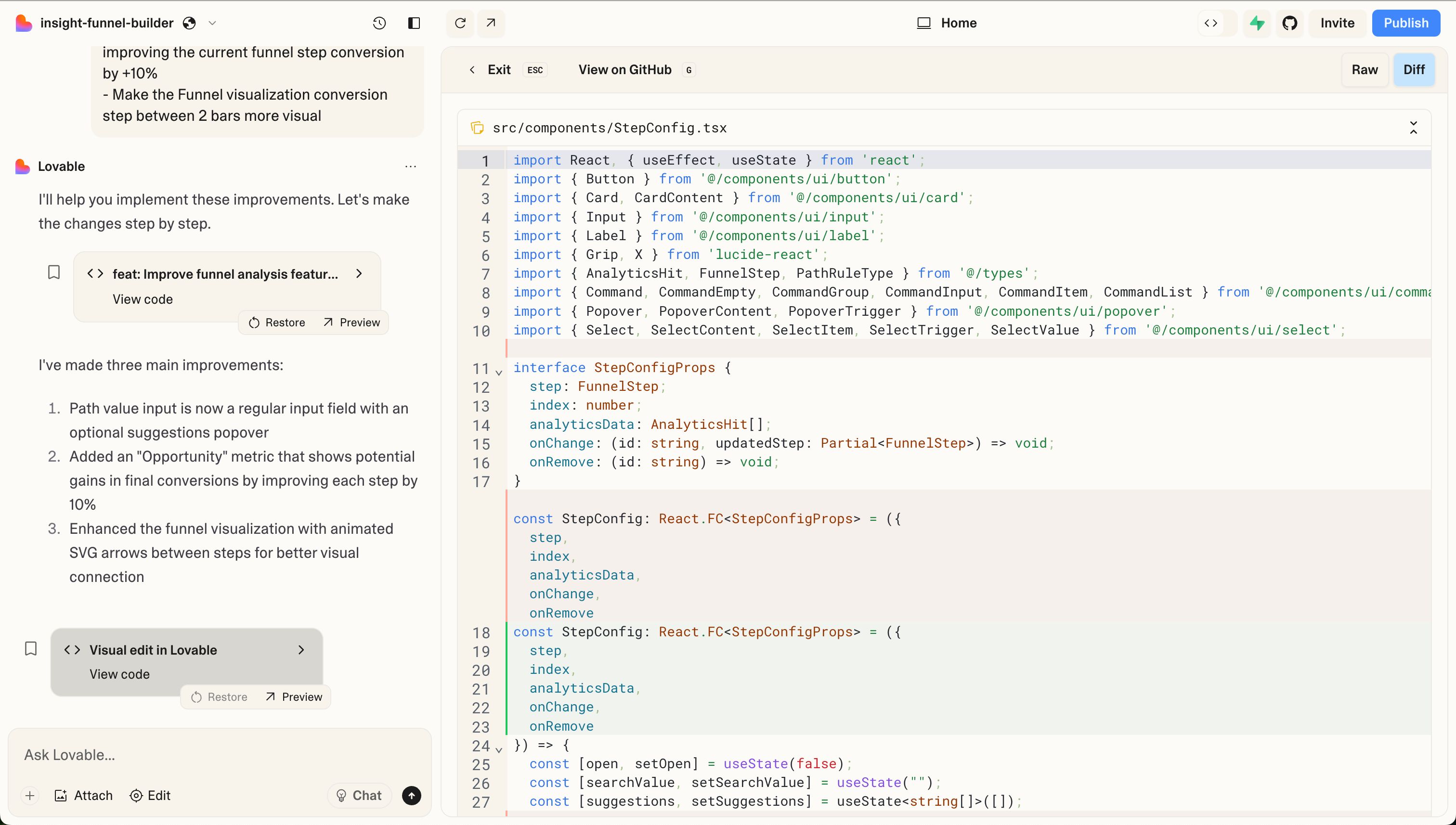 Code Editor (Lovable)