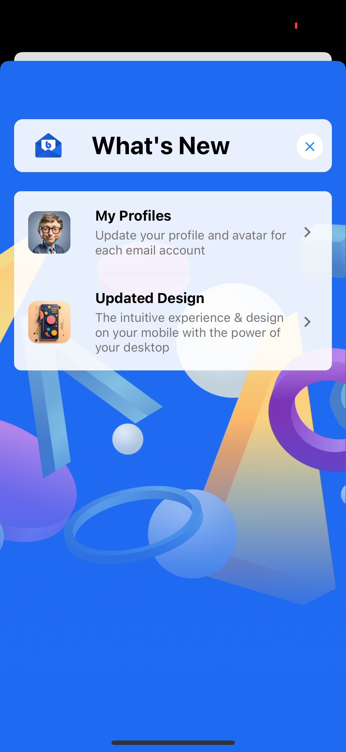 Modal (BlueMail)