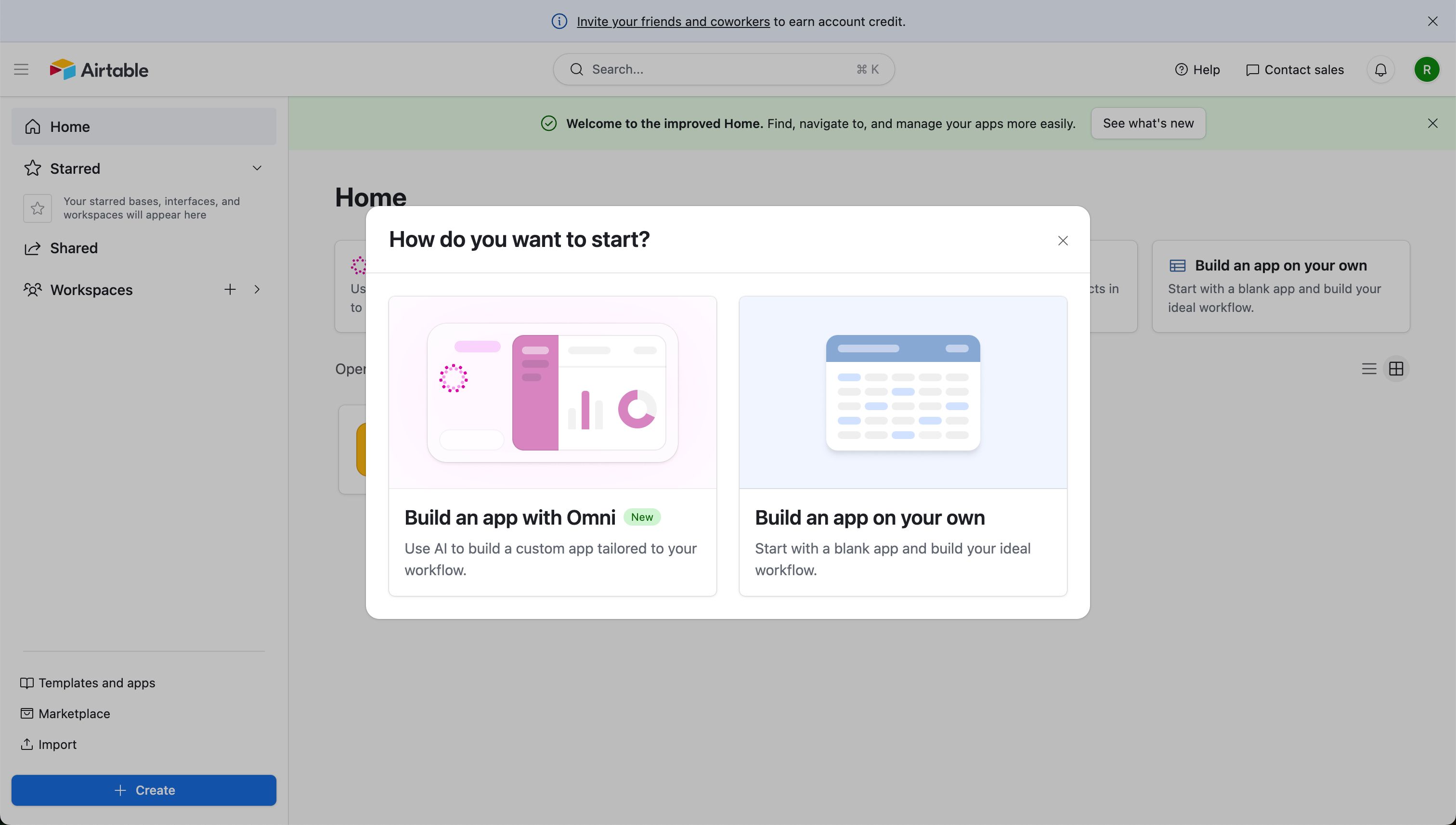 modal (Airtable)