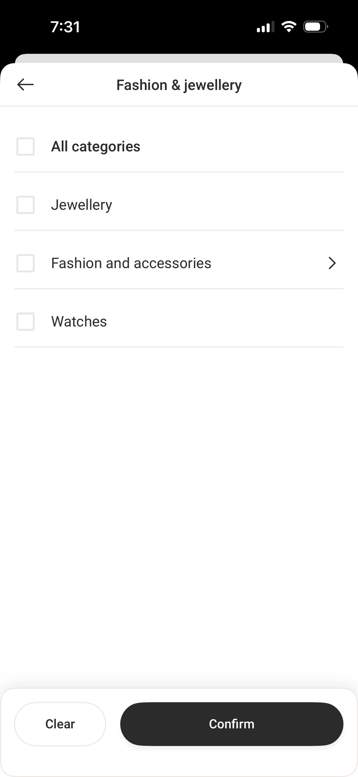 Filter Screen (Interencheres)