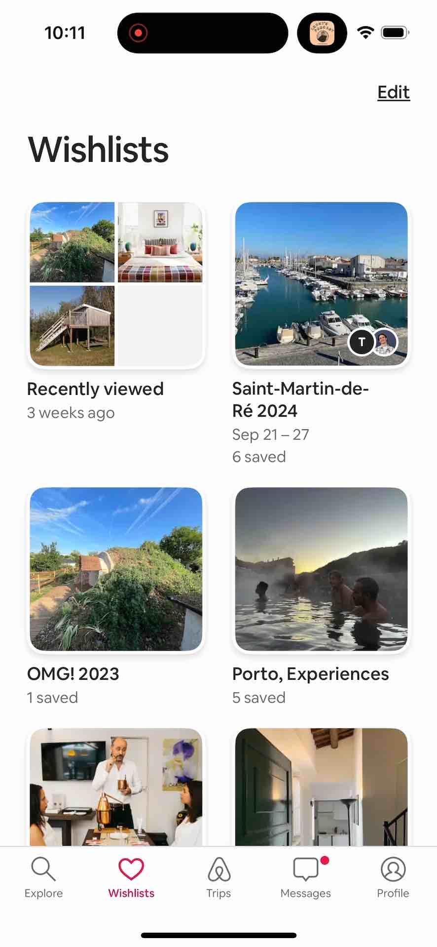 home (Wishlist App)