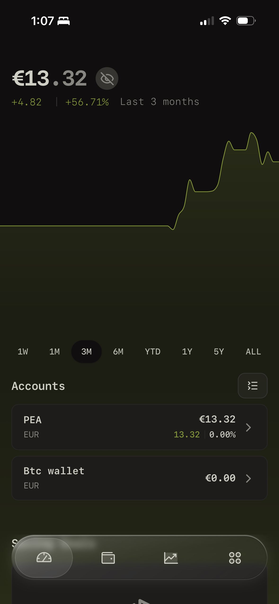 Investment Dashboard (Wealthfolio)