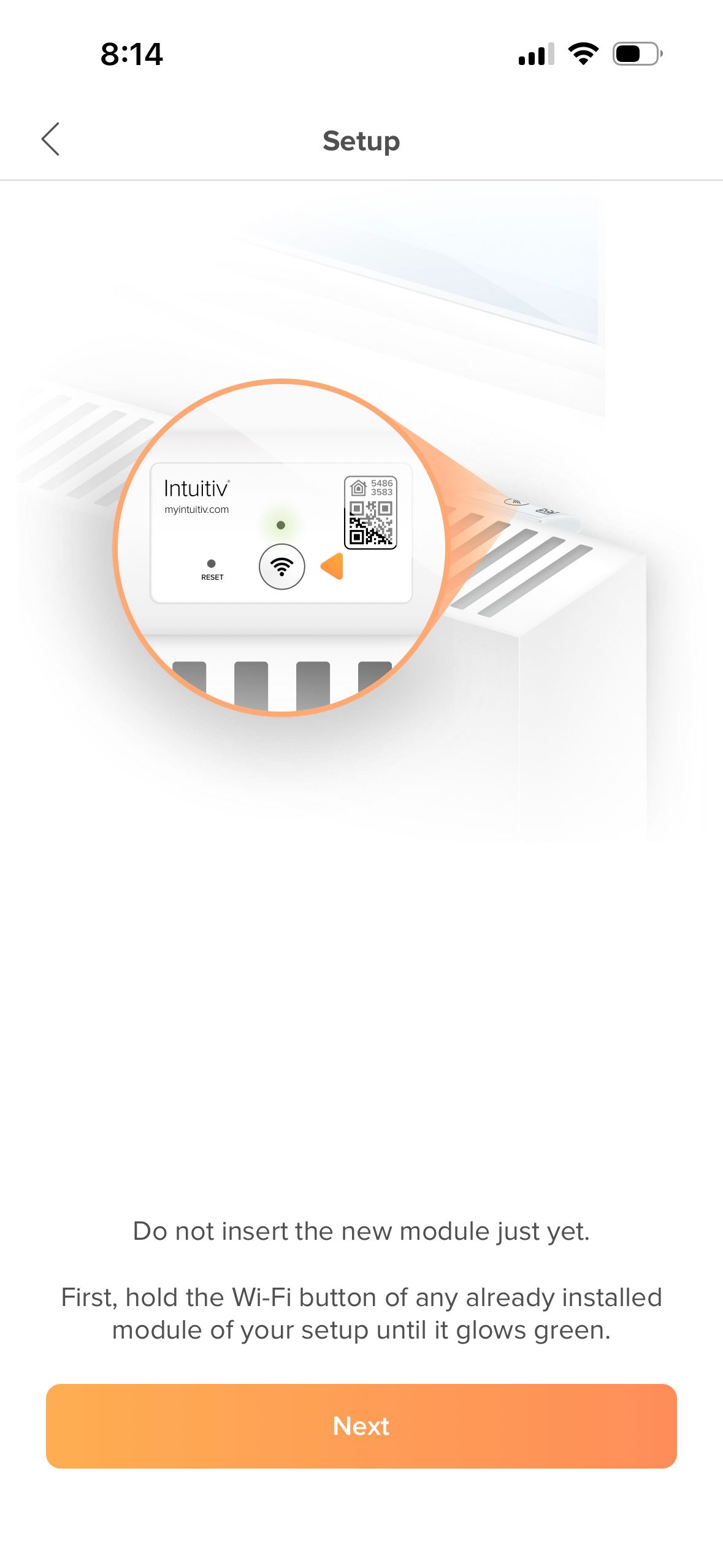Setup/Configuration (Intuis Connect Netatmo)