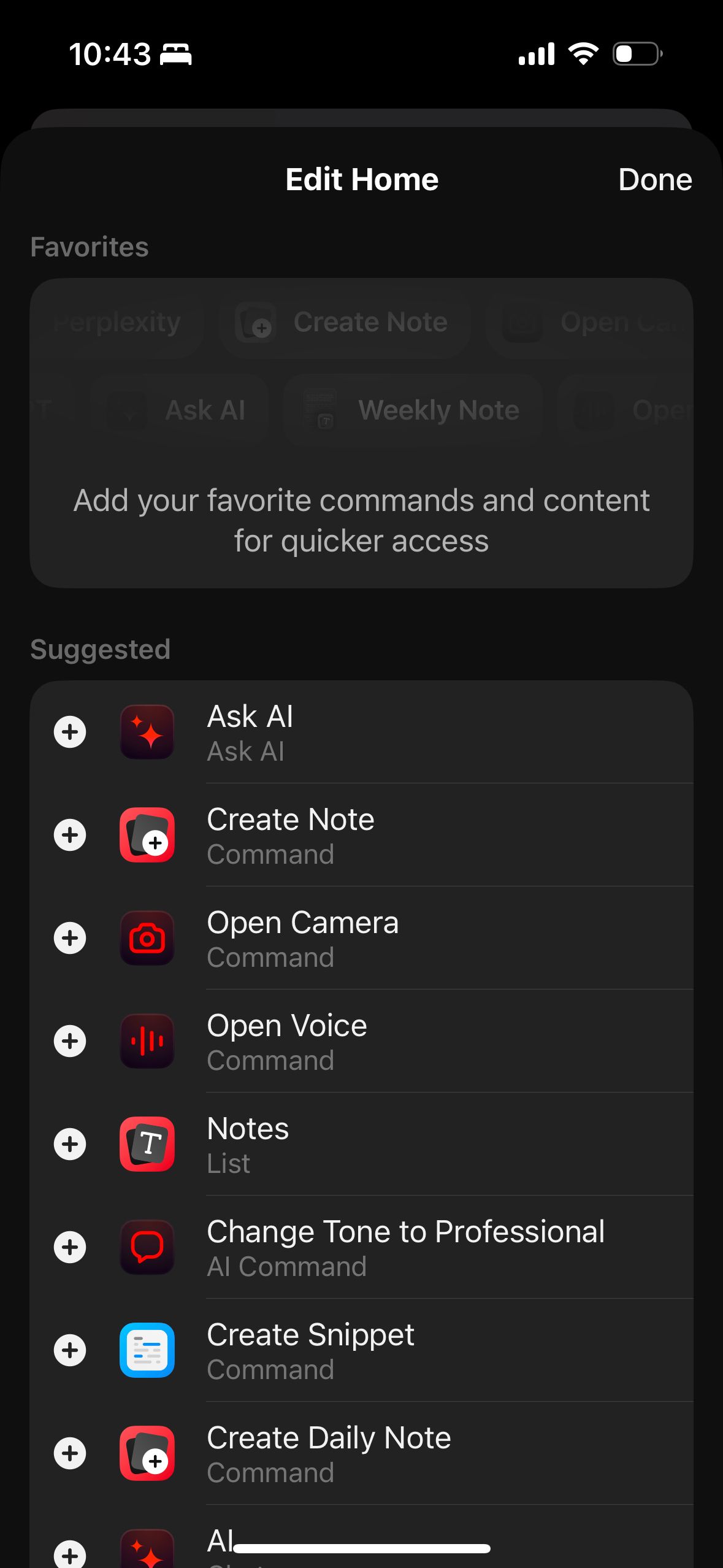 Settings / Preferences (Raycast)