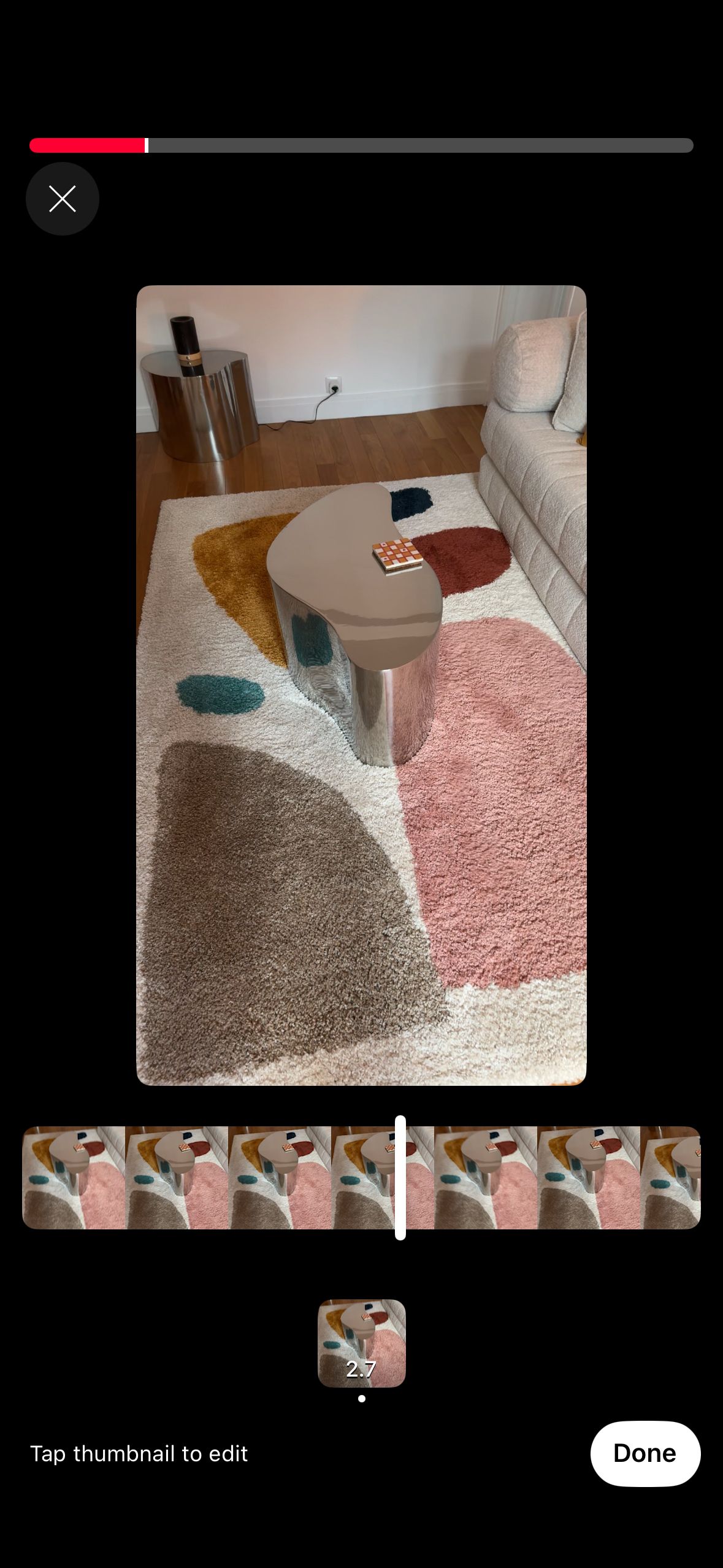 Editing Interface (Youtube)