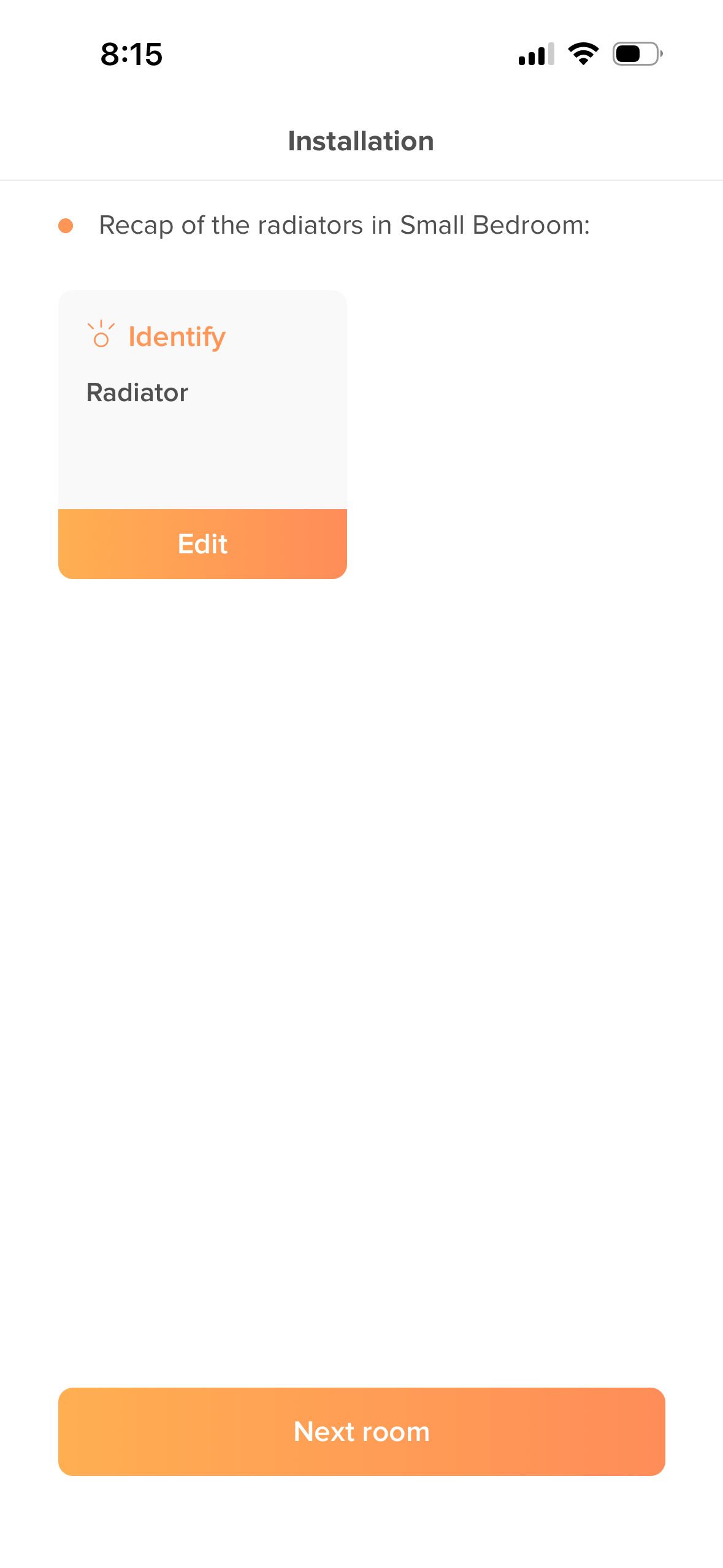 Onboarding (Intuis Connect Netatmo)