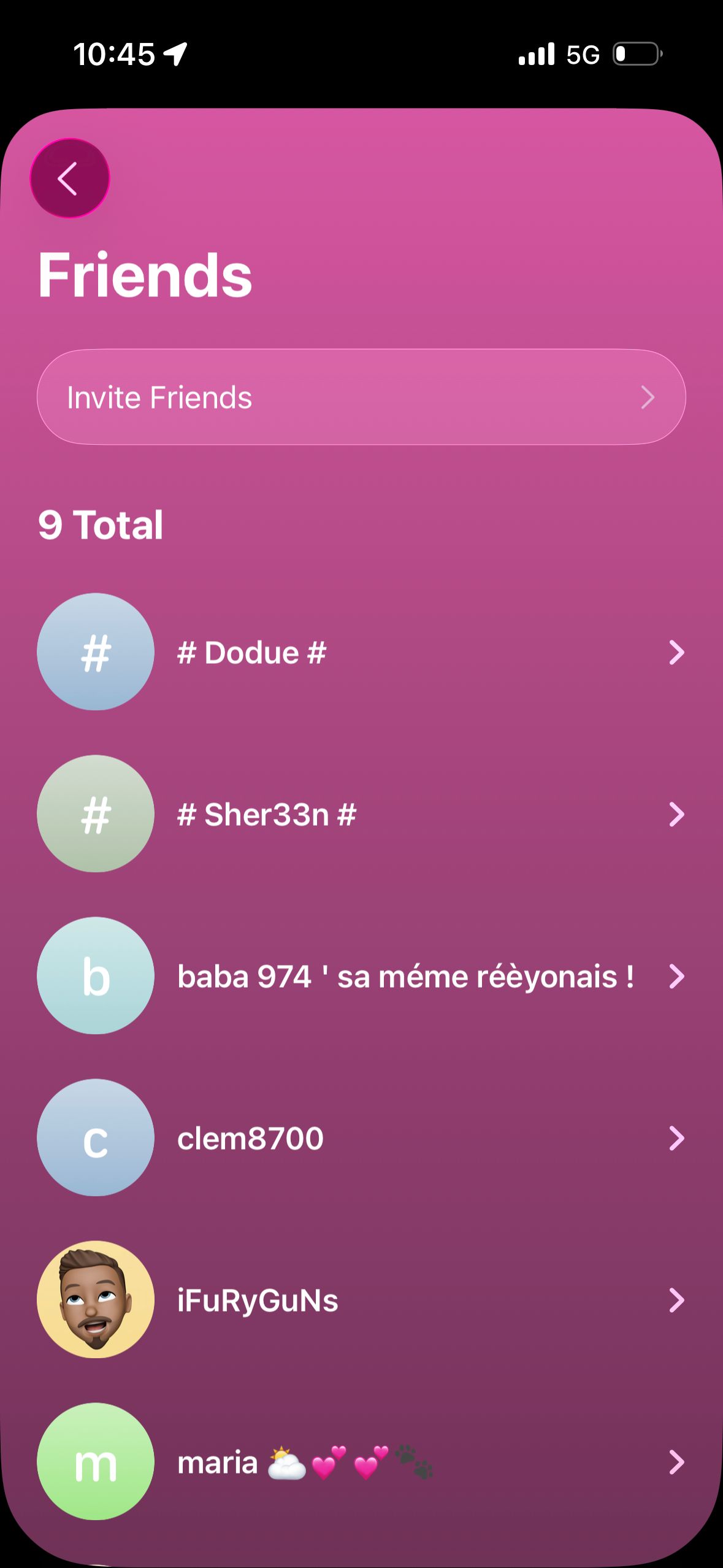 List (Apple Games iOS26)