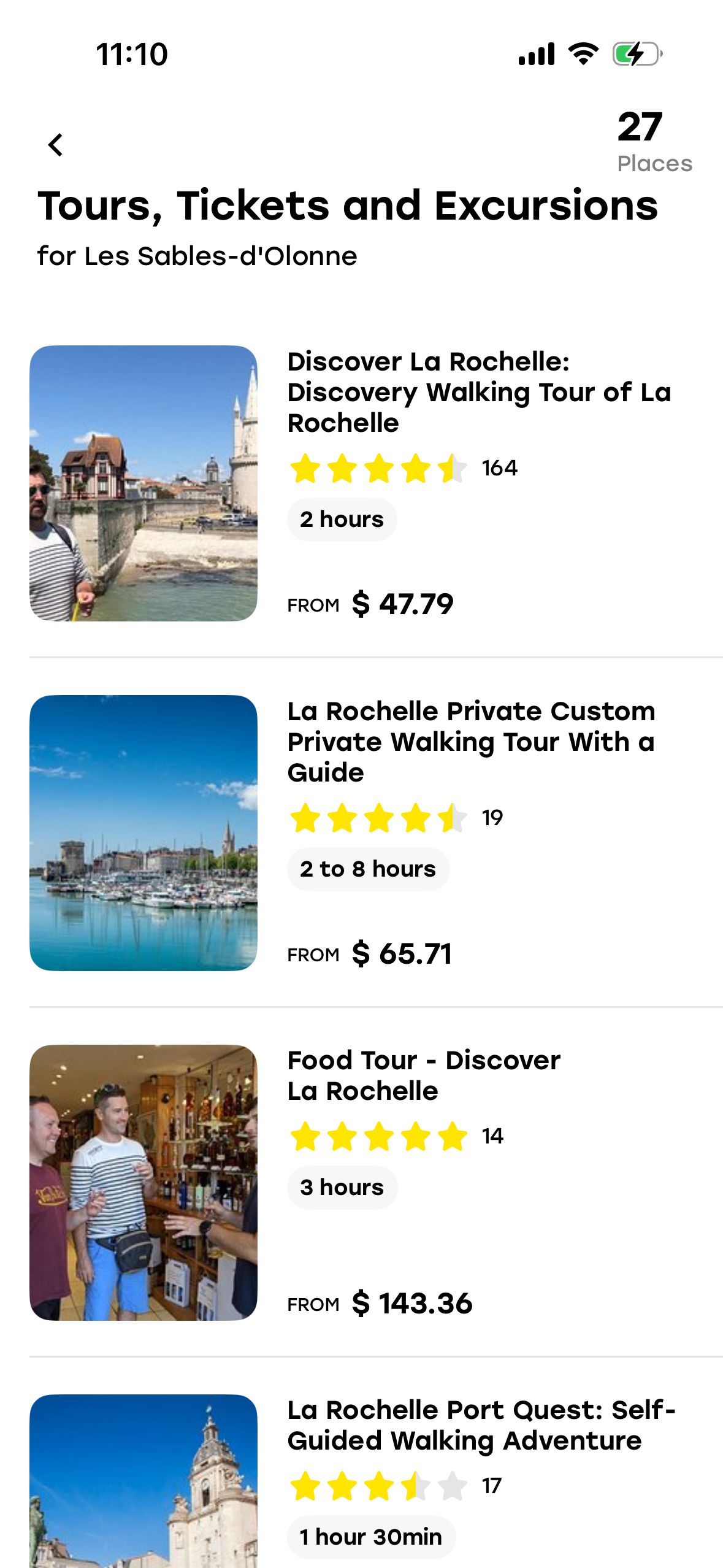list (Plan & Go)