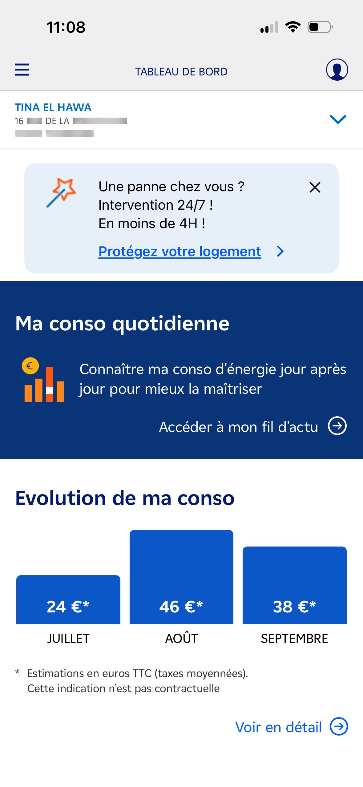 Dashboard (EDF & Moi)
