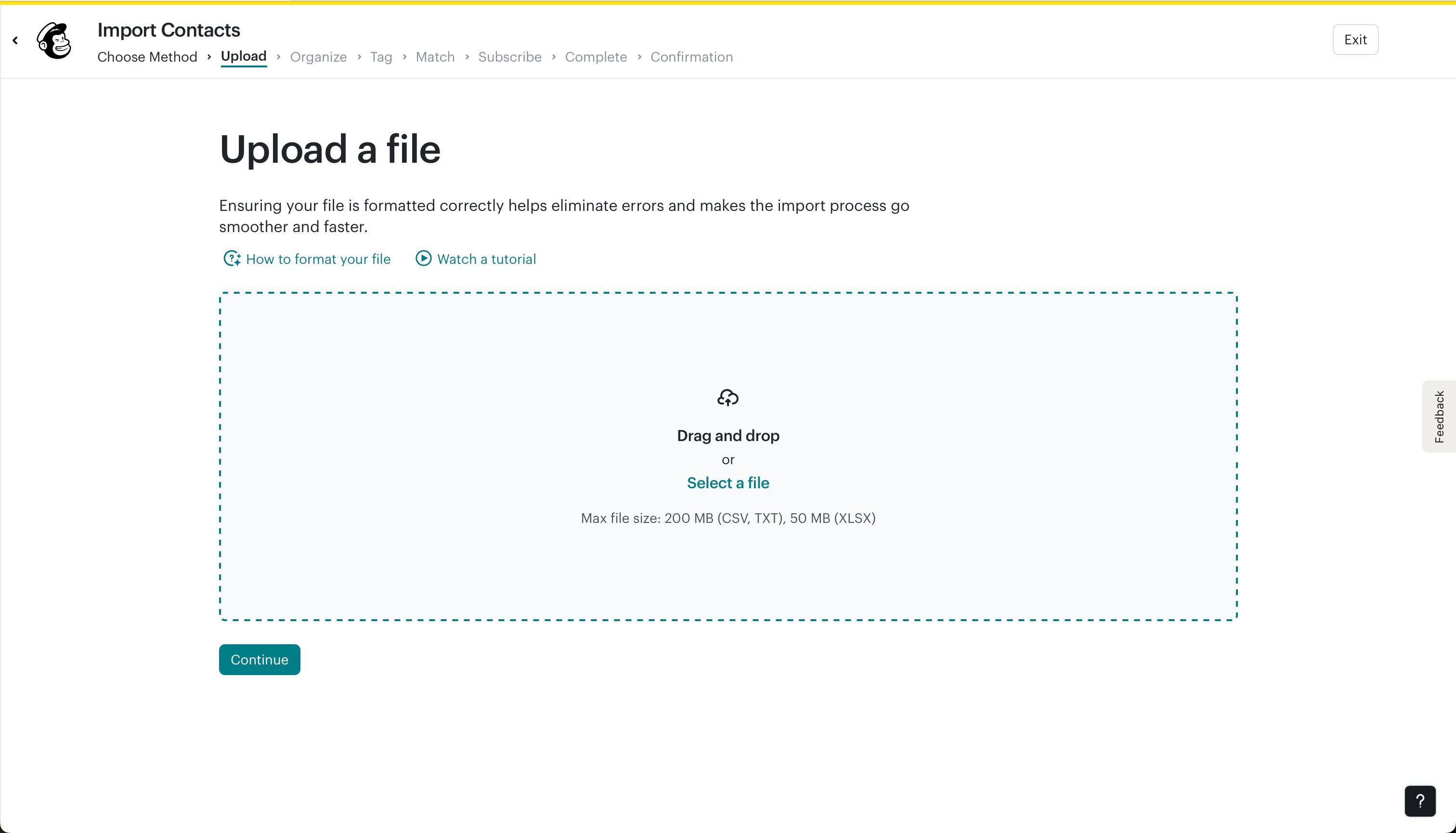 file_upload (Mailchimp)
