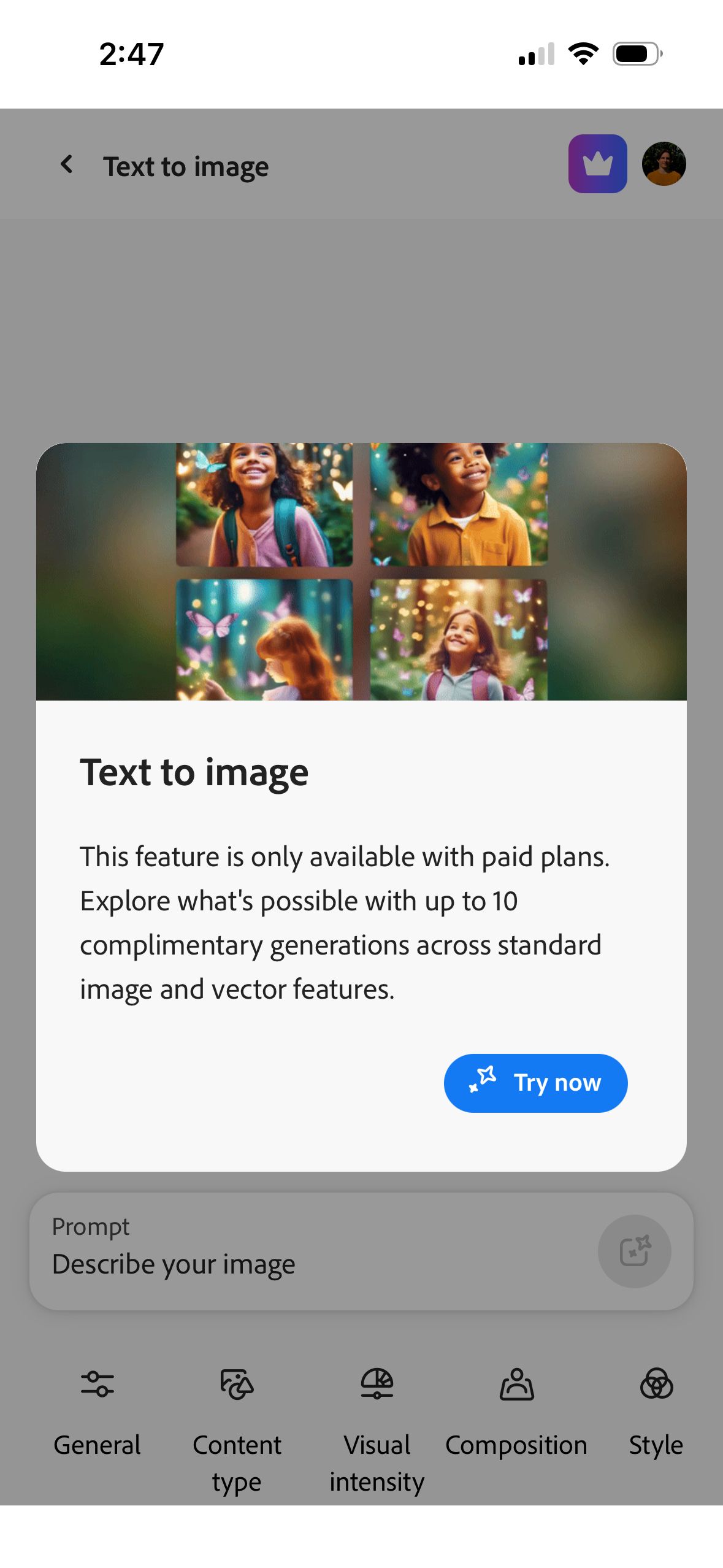 Modal (Adobe Firefly)