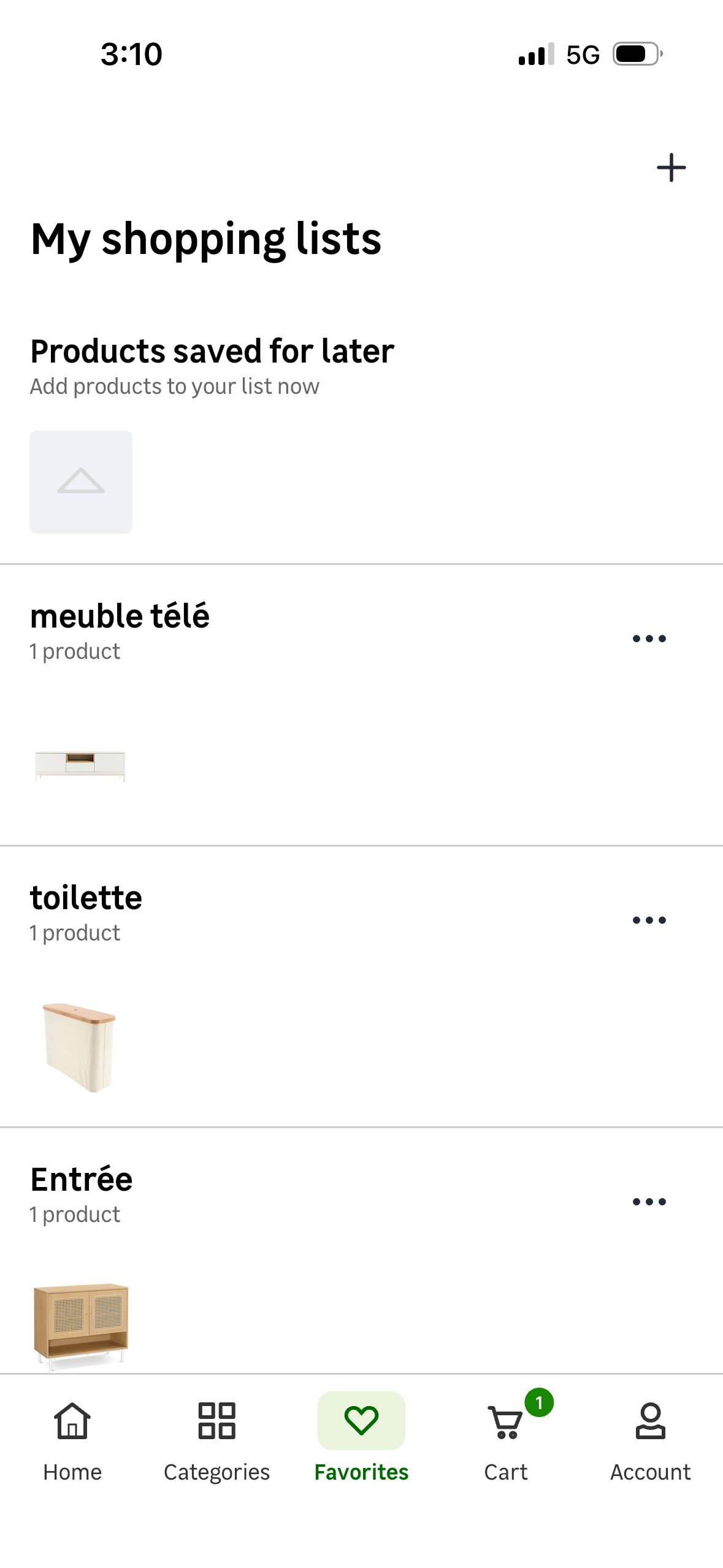 Shopping List (Leroy Merlin)