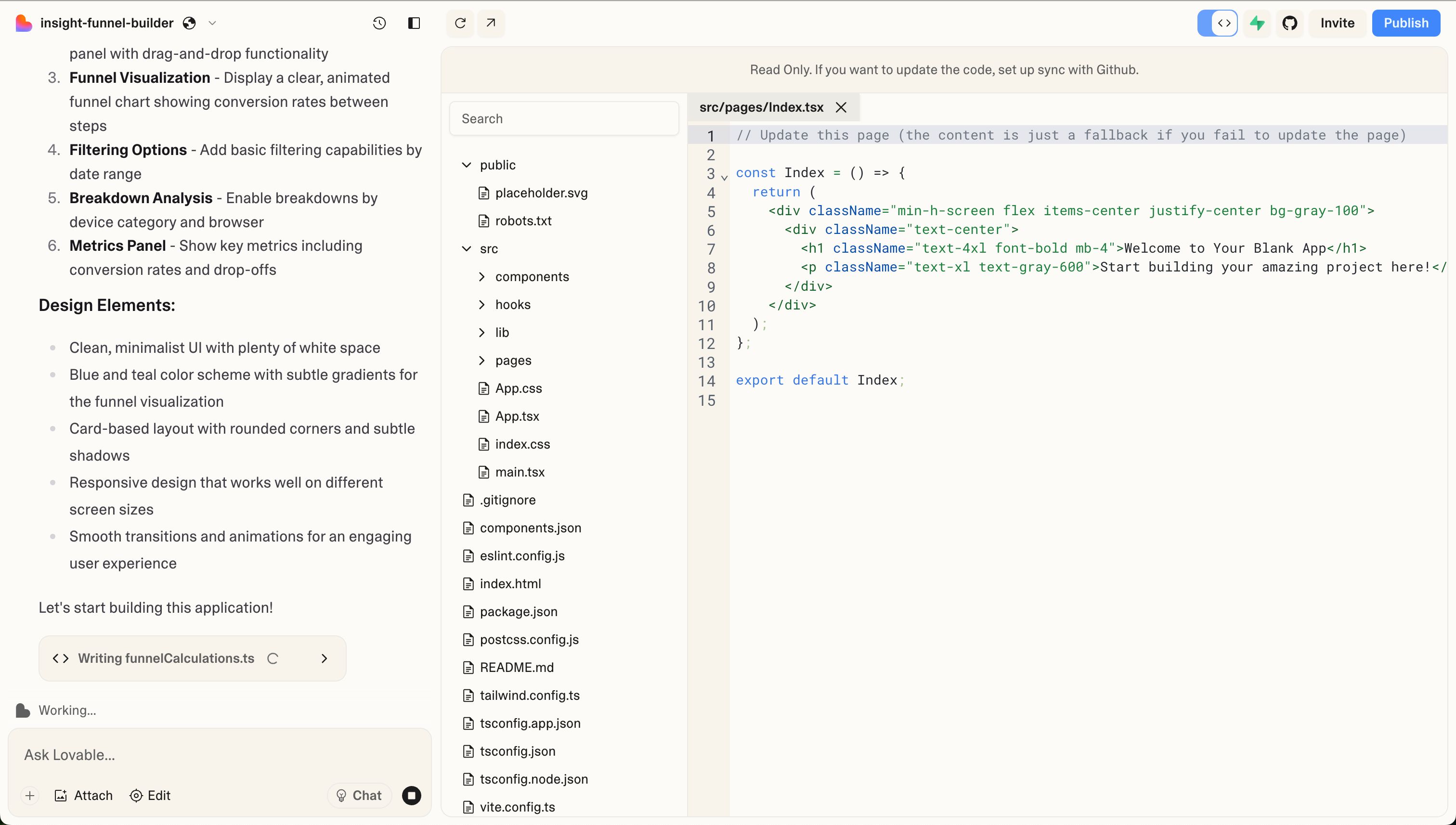 Code Editor (Lovable)