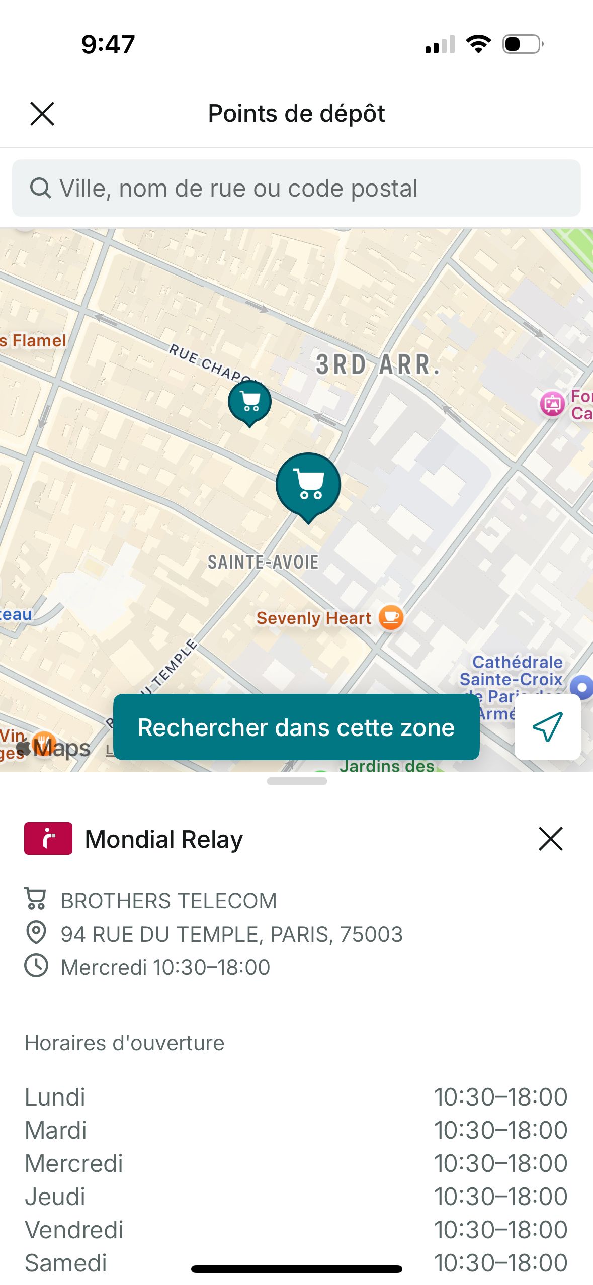 Map (Vinted)