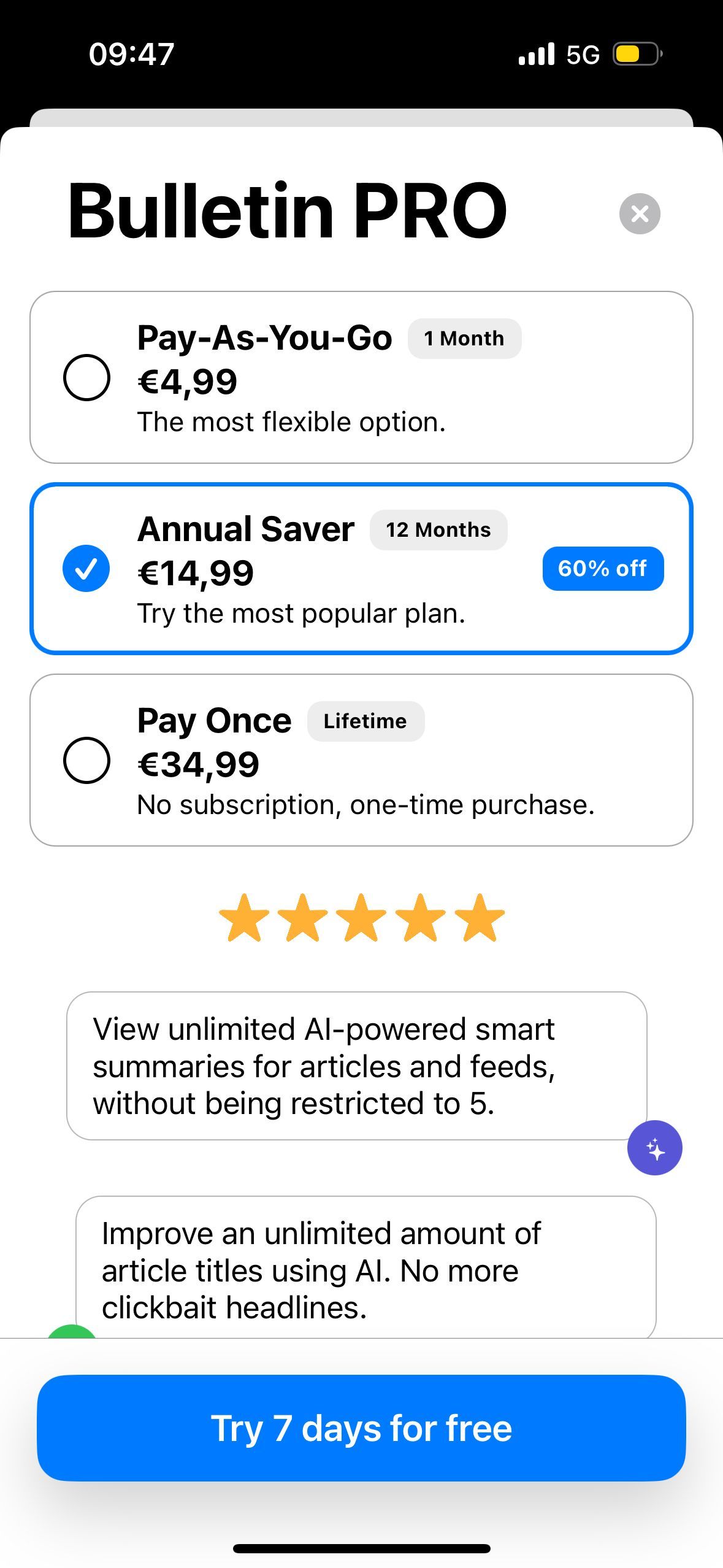 paywall (Bulletin PRO)