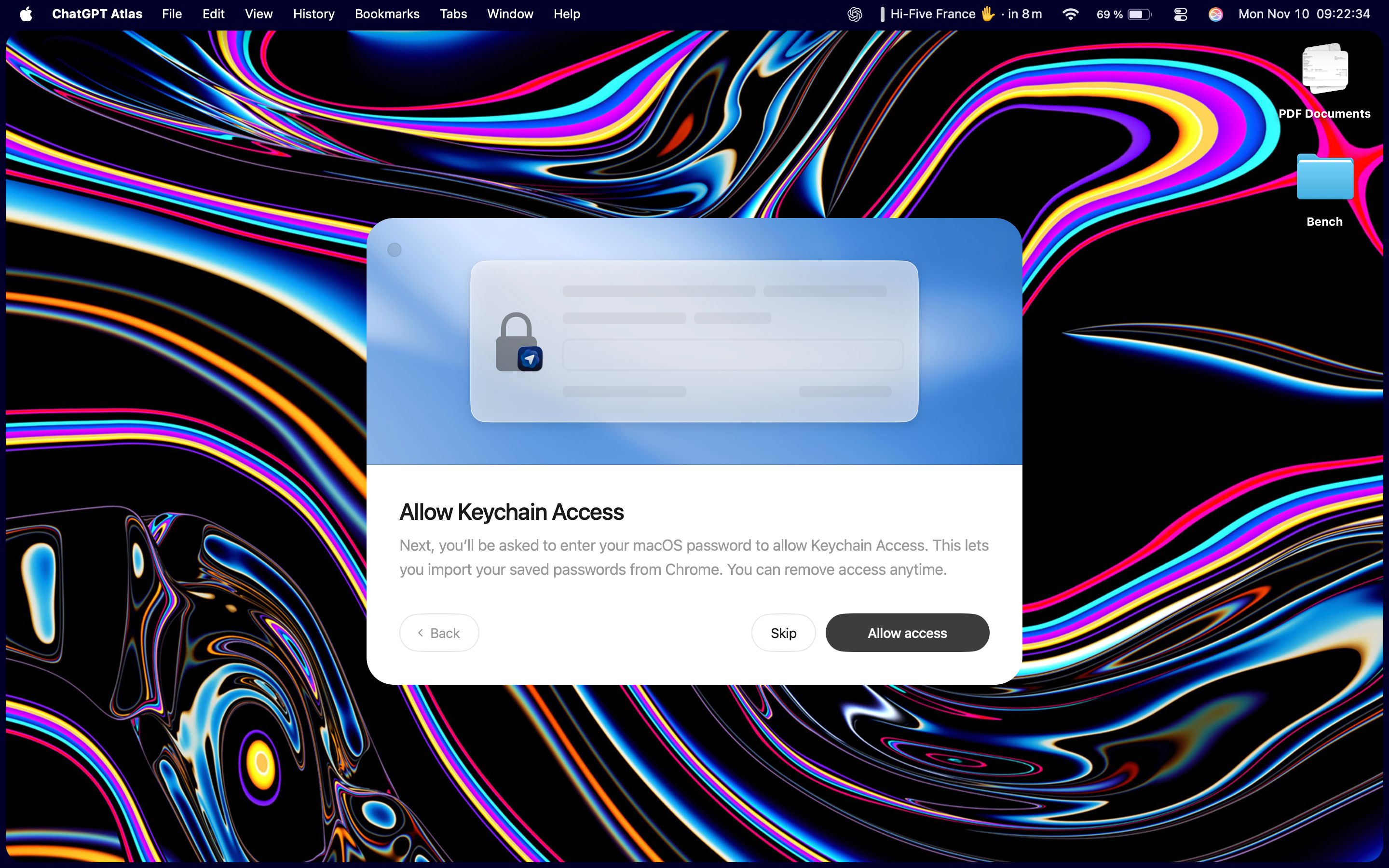 Dialog / Modal (ChatGPT Atlas)