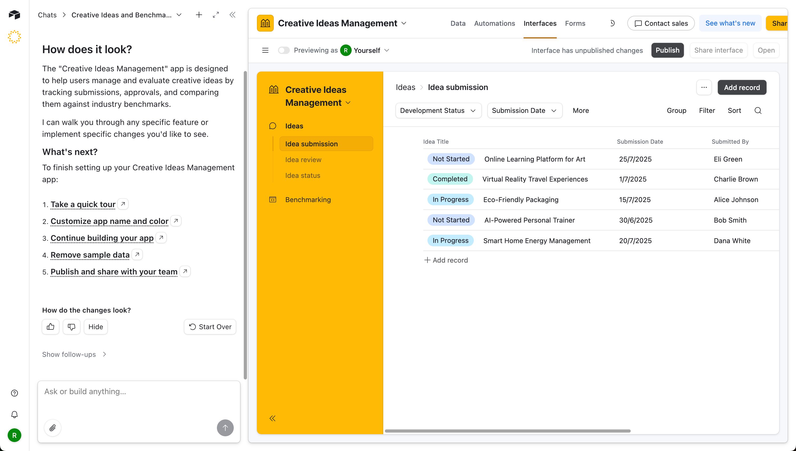 Data Table (Airtable)