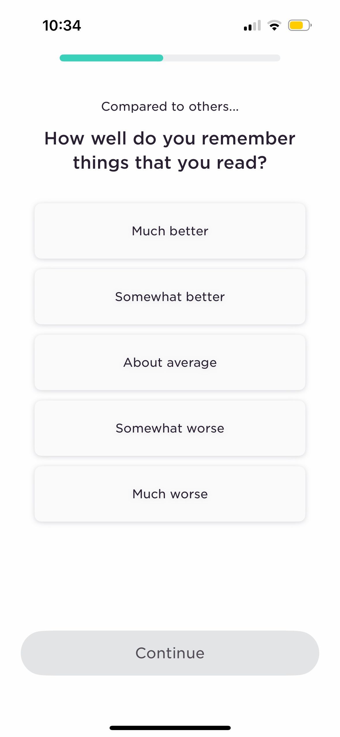 survey (Memory Assessment)