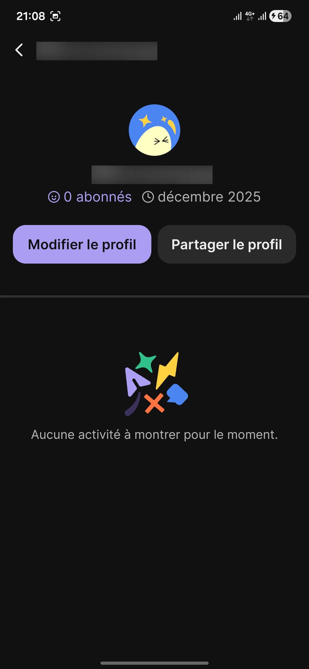 profile screen (Unknown)