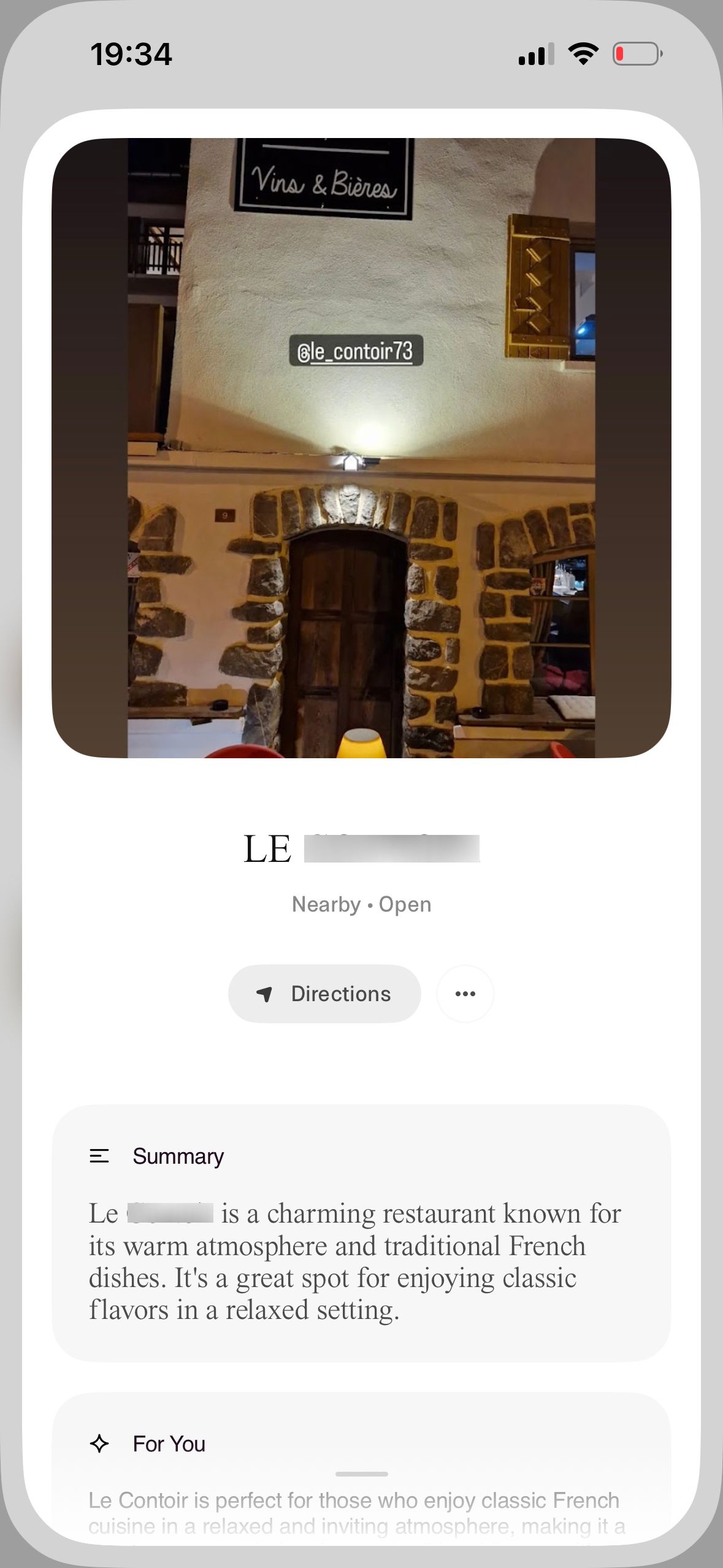 Place Detail Screen (Genie)