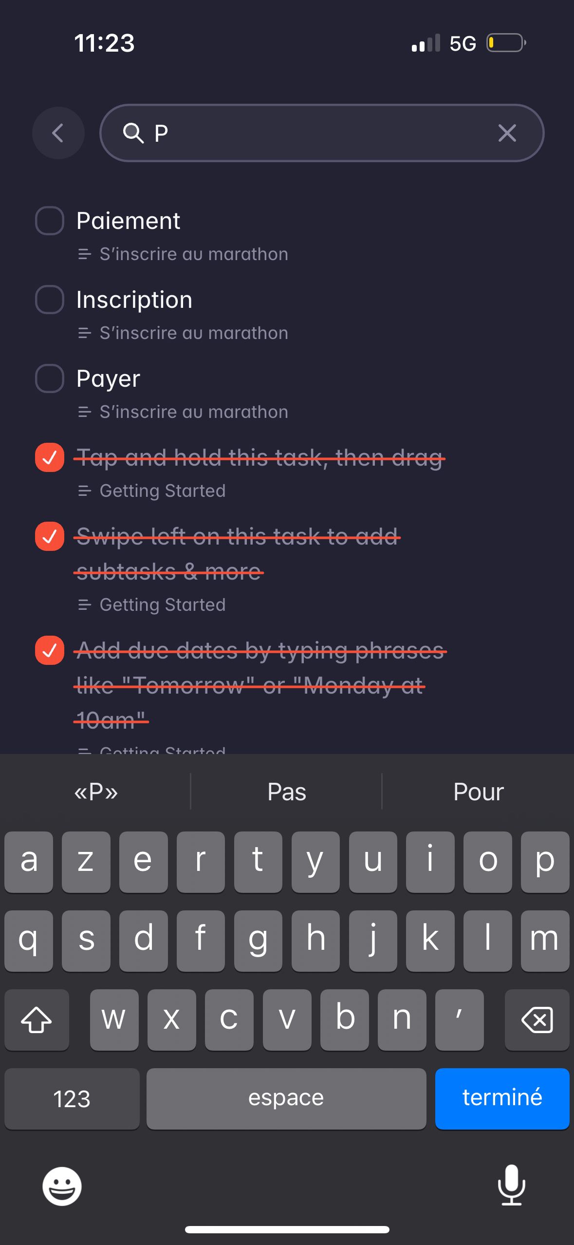 Search (Superlist)