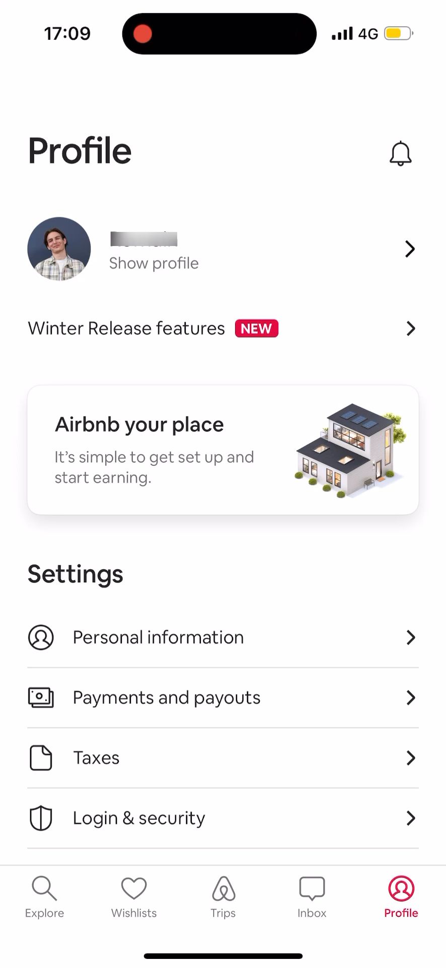 settings (Airbnb)