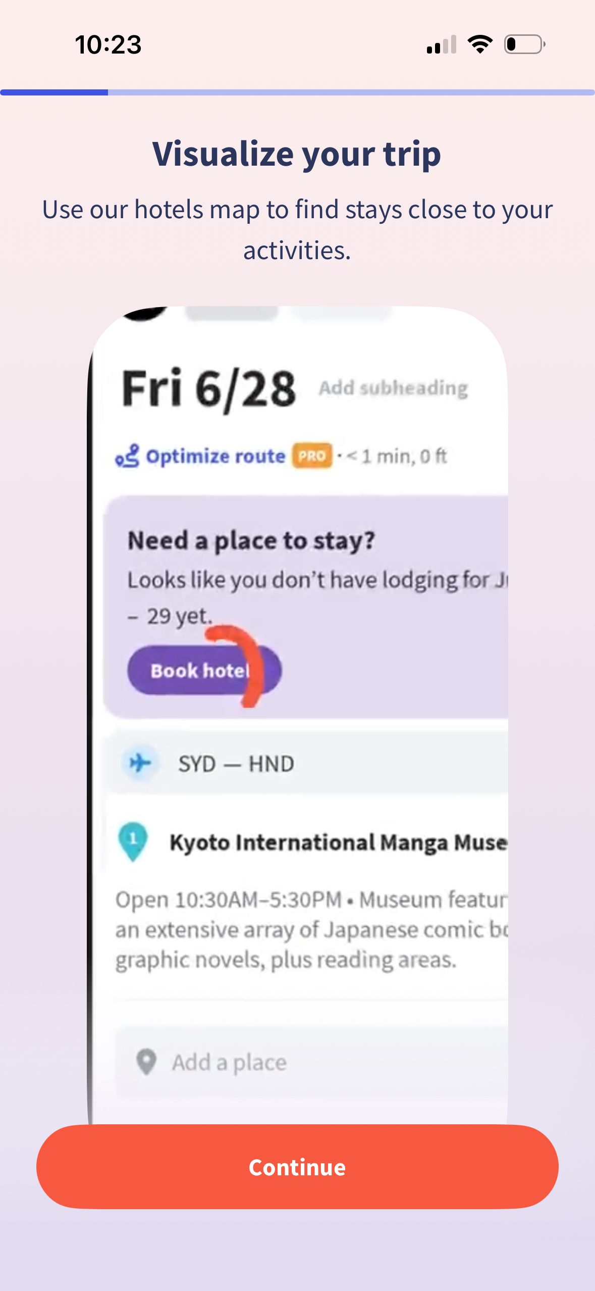 Itinerary (Wanderlog)