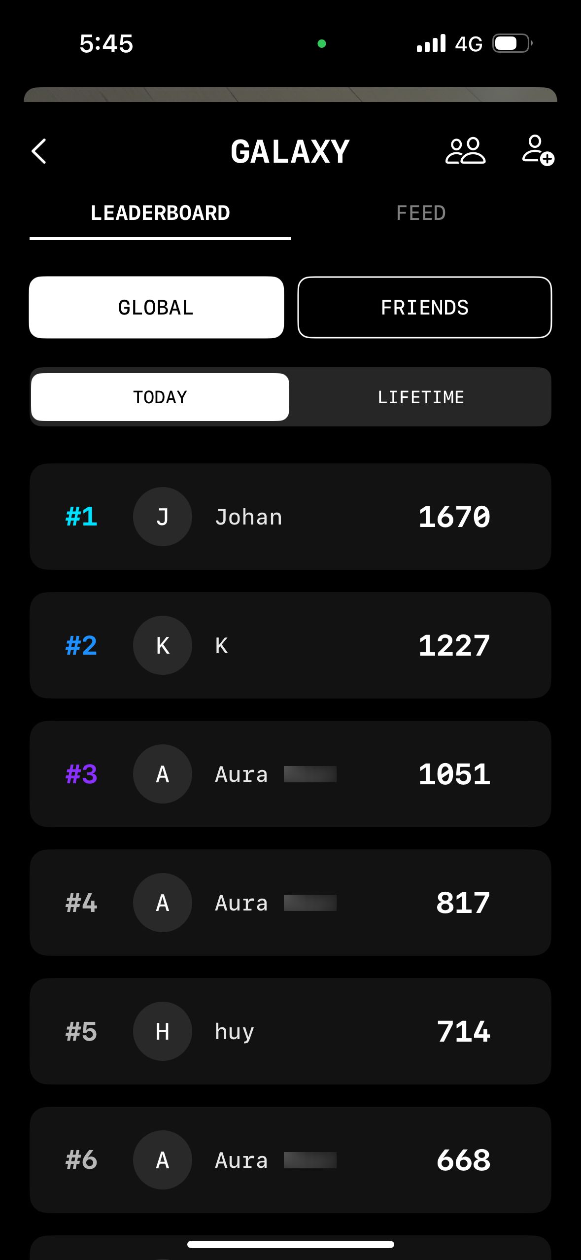 Leaderboard (Aurascope)