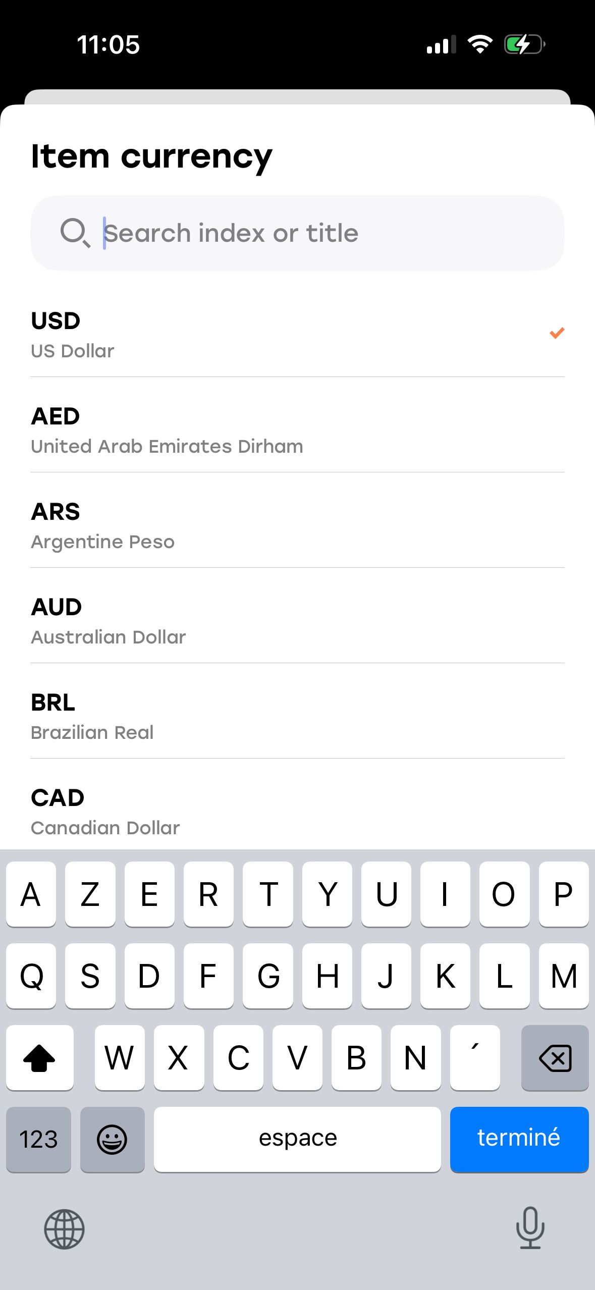 Dropdown / Picker (Plan & Go)