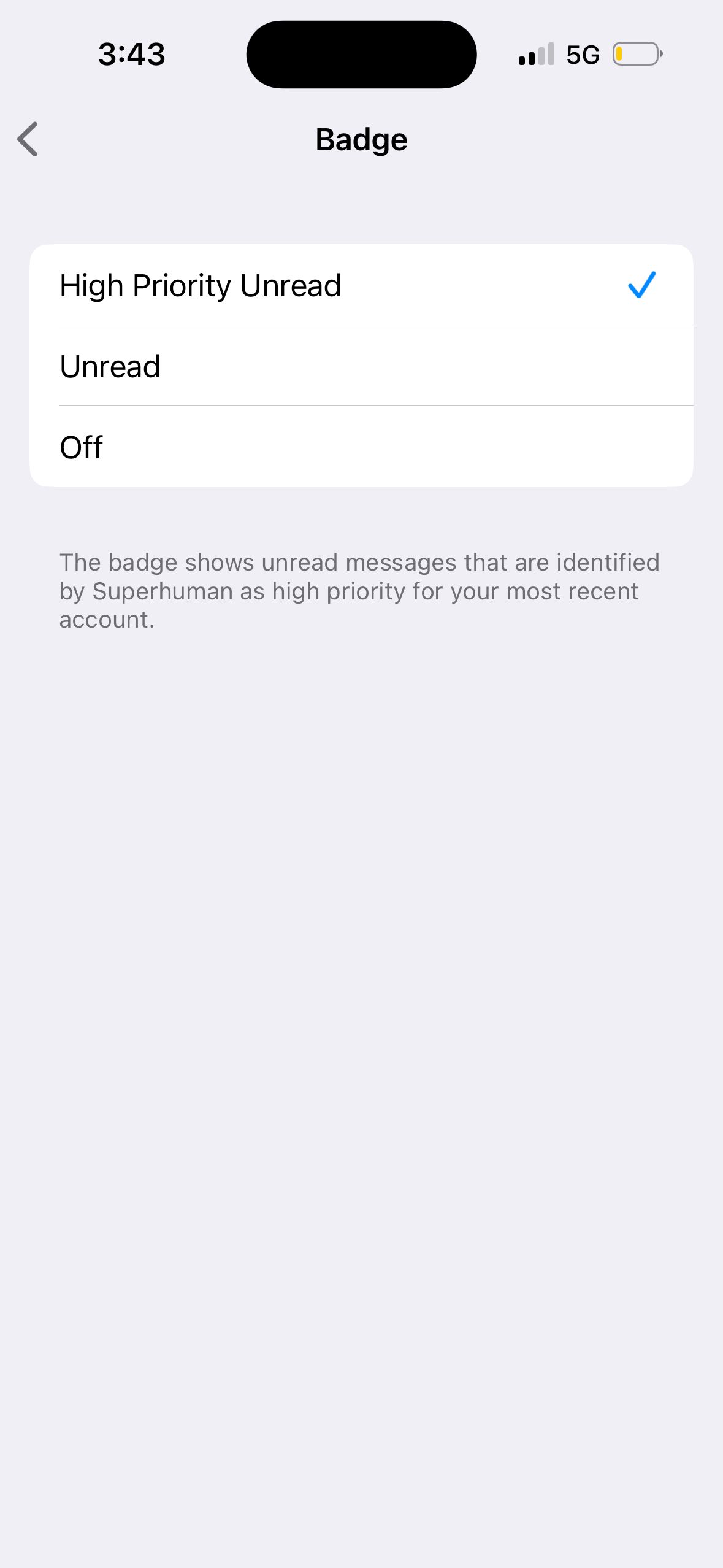 Settings (Superhuman)