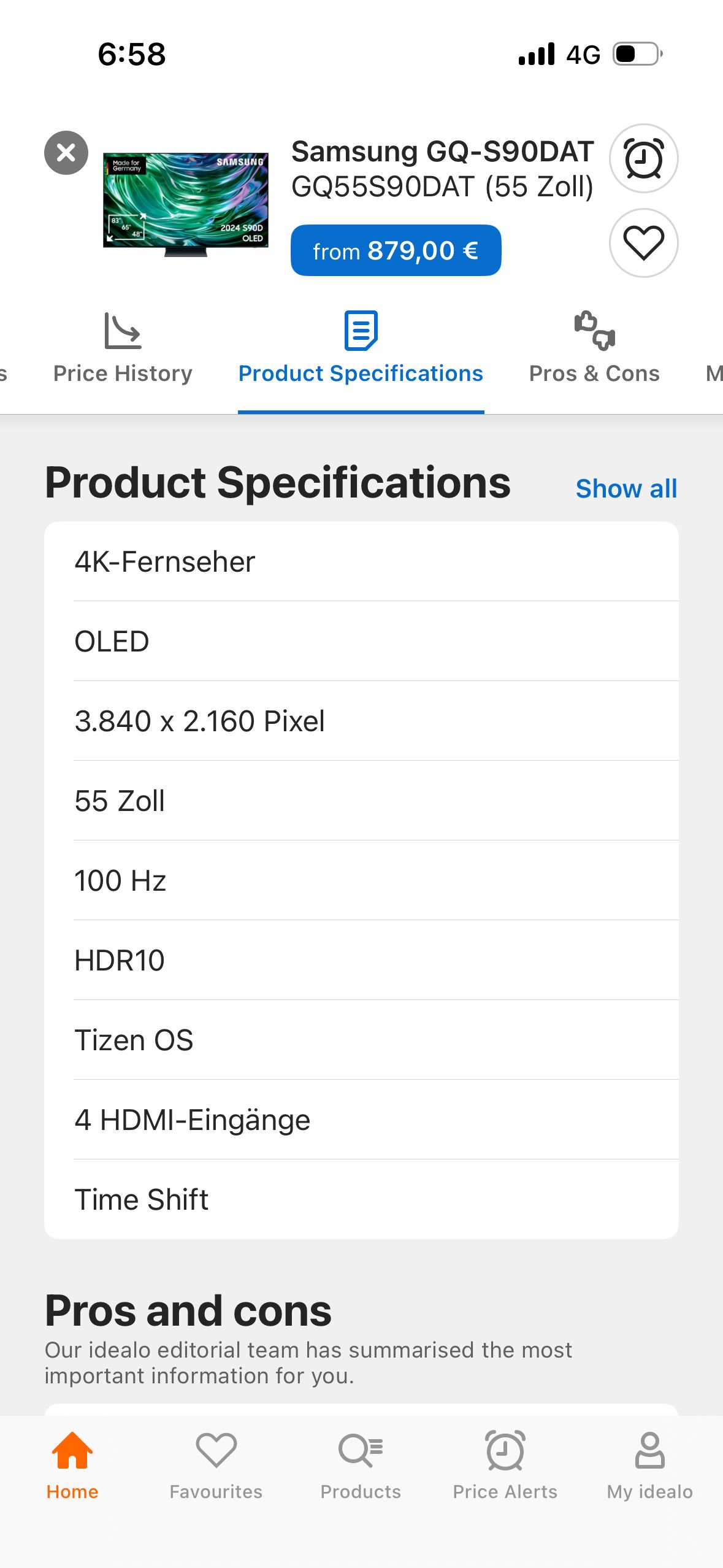 product detail (Idealo)
