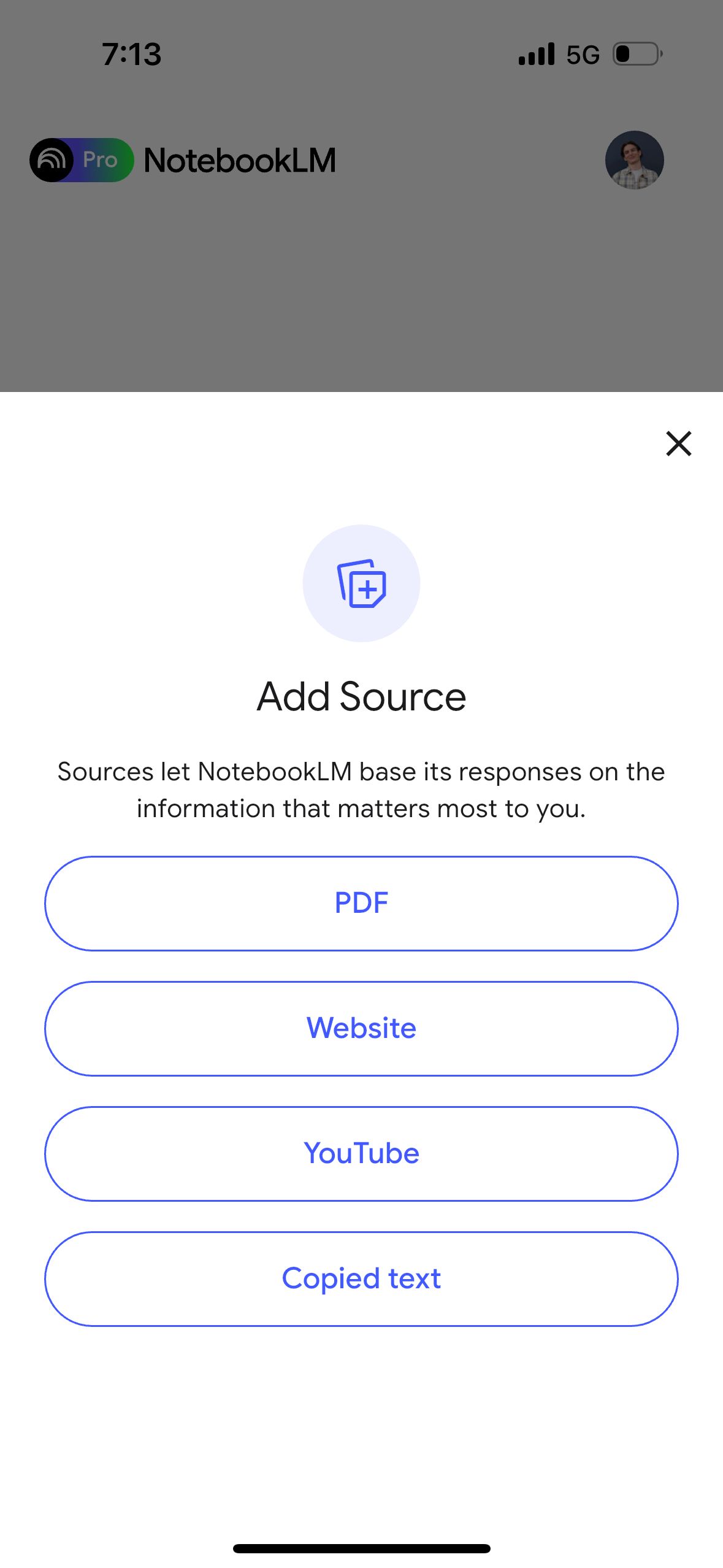 modal (NotebookLM)