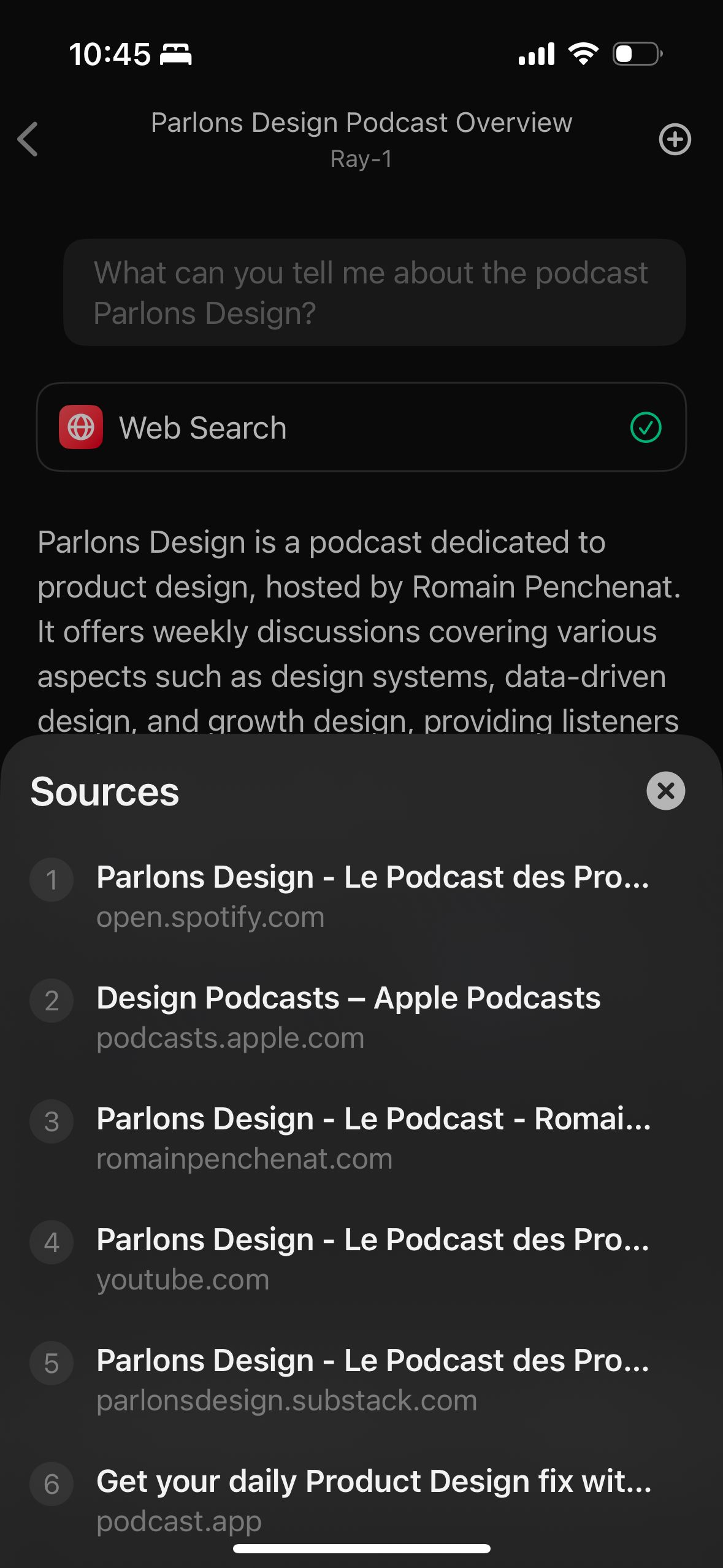 Search Results (Raycast)