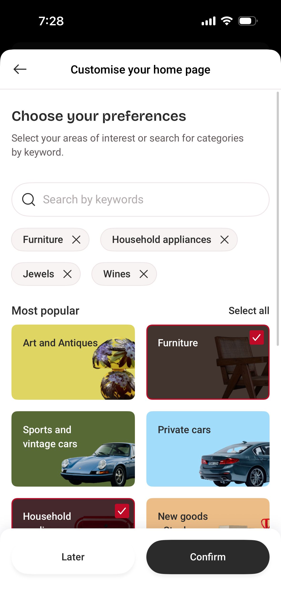 Preferences (Interencheres)