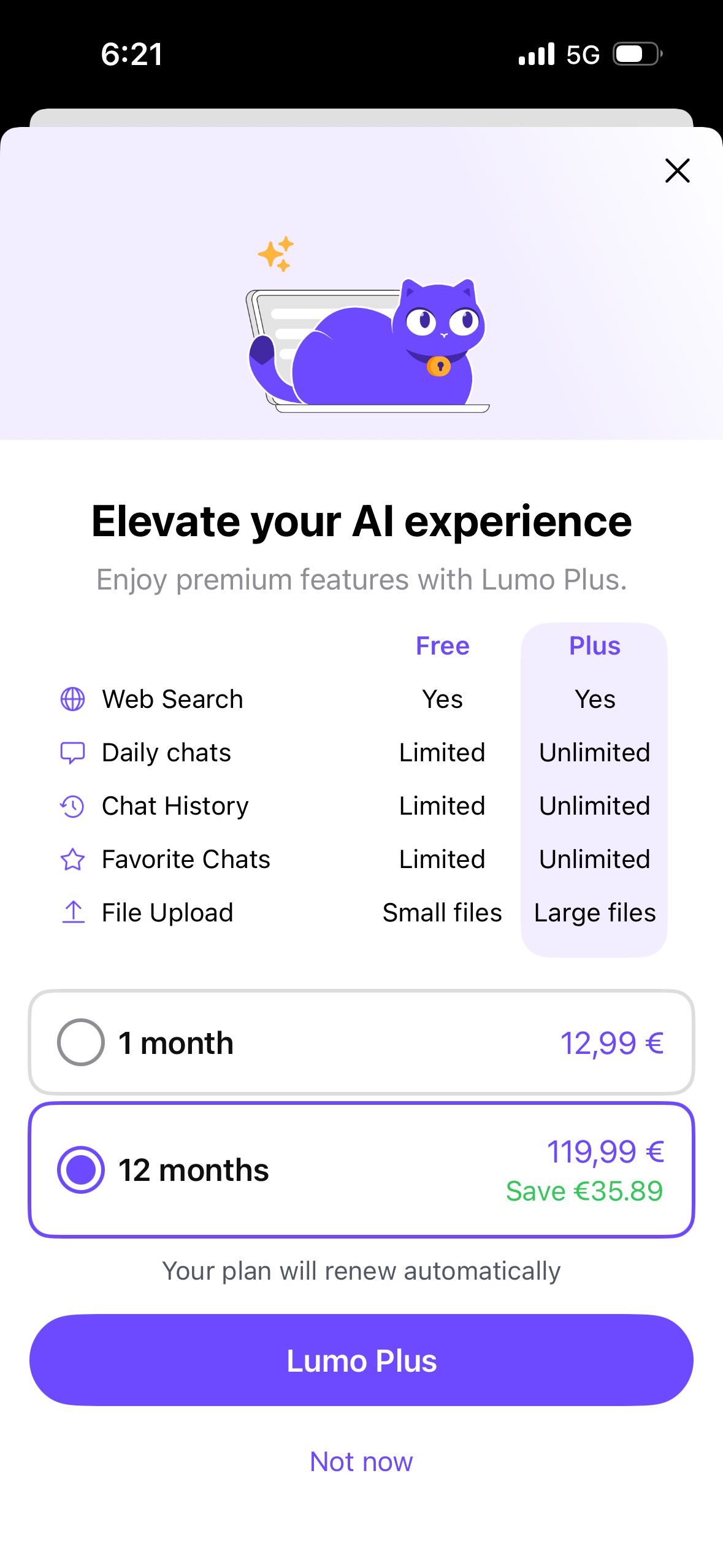 pricing (Lumo)